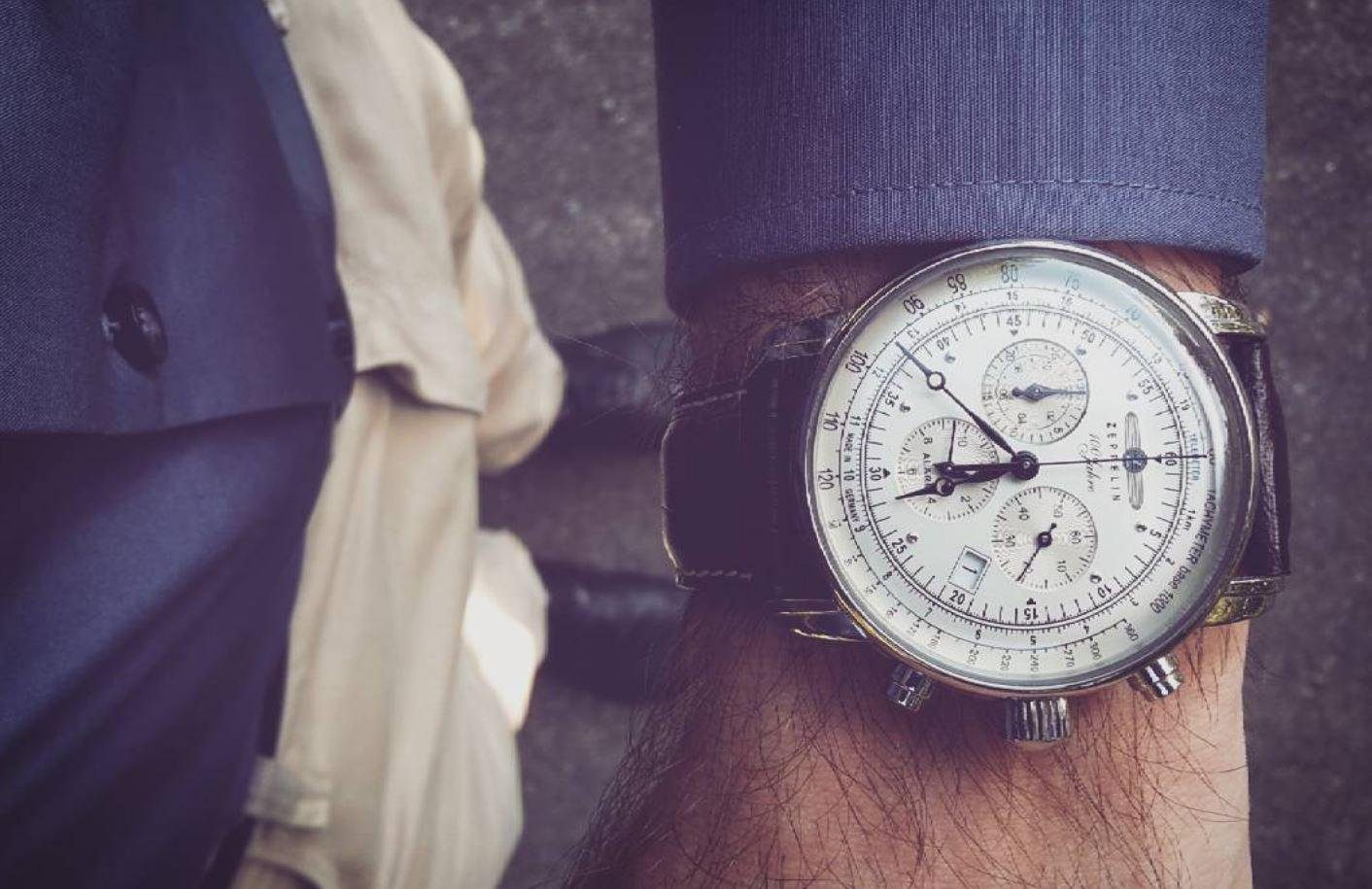 ZEPPELIN Chronograph 100 Jahre 7680-1, Armbanduhr, günstig online kaufen