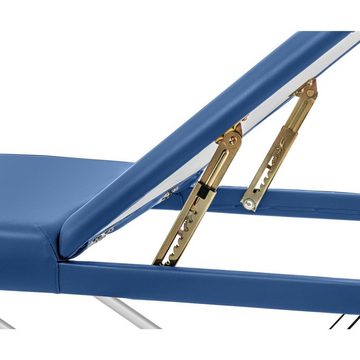 Physa Massageliege Massageliege klappbar Massagebank Massagetisch Holzrahmen 180 kg blau