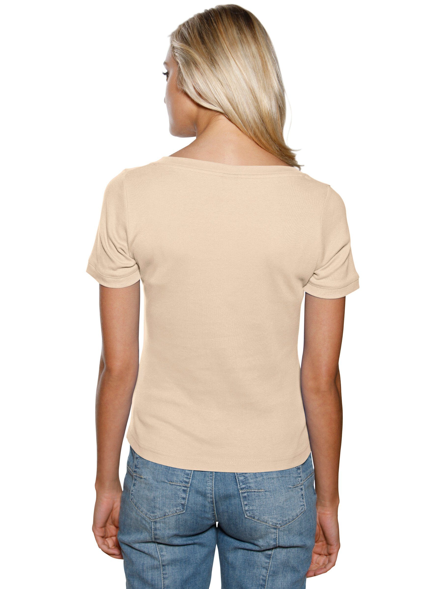 heine T-Shirt beige