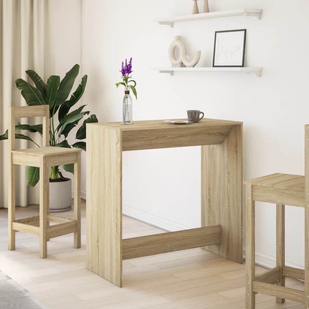 vidaXL Esstisch Bartisch Sonoma-Eiche 102x50x103,5 cm günstig online kaufen