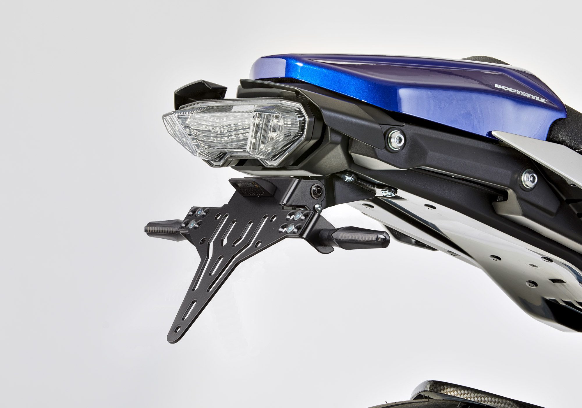 PROTECH Motorradhose Kennzeichenhalterset inkl. Reflektor und Kennzeichenbeleuchtung Edels