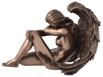 Vogler direct Gmbh Dekofigur Akt Fallen Angel - Nackter Engel trauert by Veronese, von Hand bronziert, LxBxH: ca. 17x14x12cm