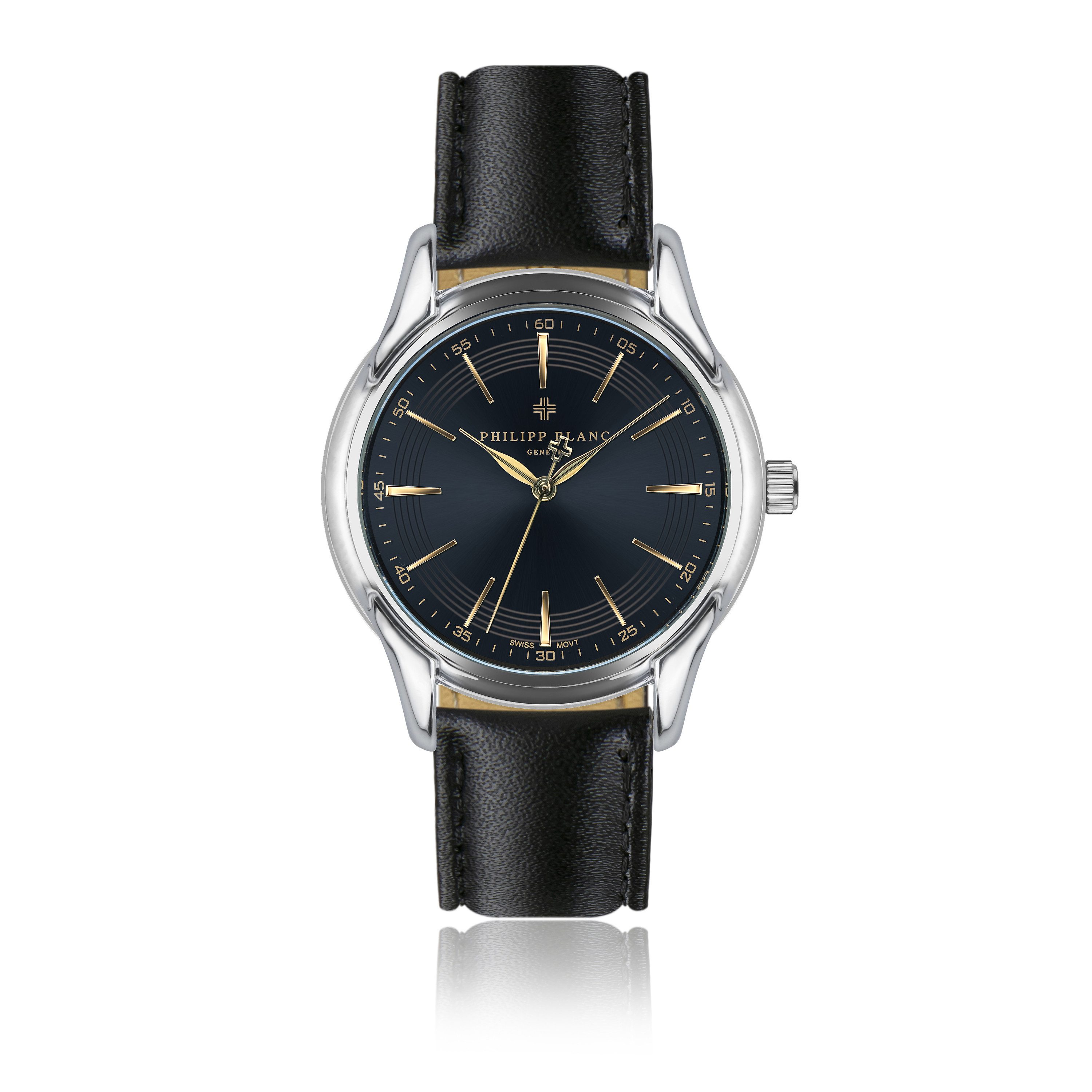 Quarzuhr PC9-S010S Emmen black leather