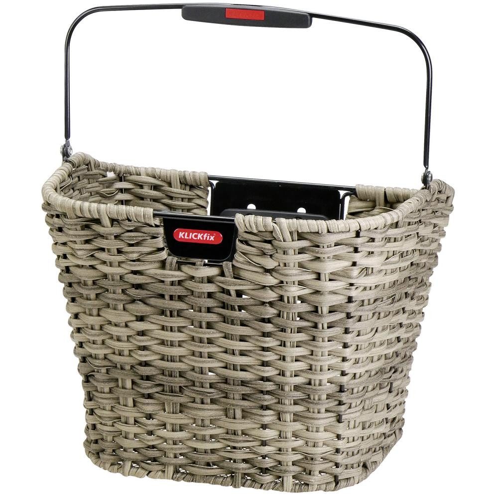 KlickFix Fahrradkorb KLICKfix Vorderradkorb Structura schilf 25x34x27 cm