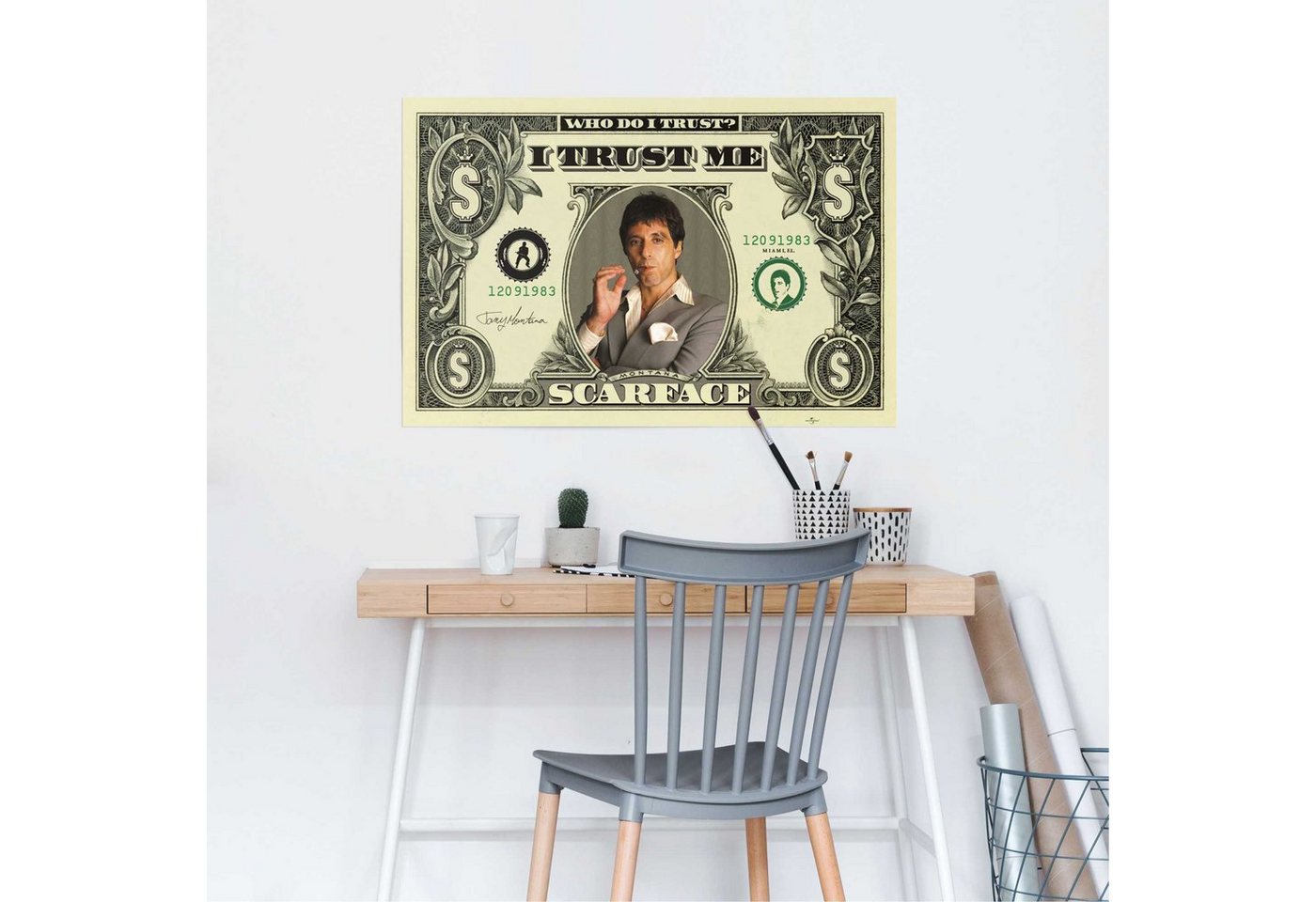 Reinders! Poster »Scarface Dollar«, (1 Stück)-HomeTrends