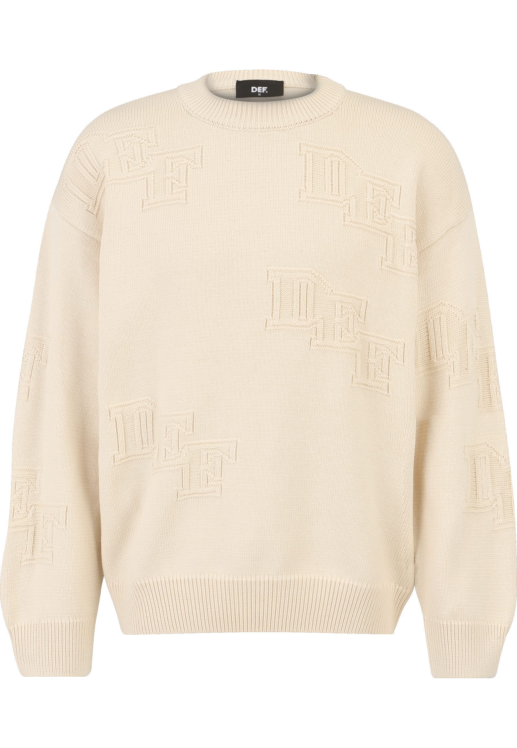 DEF Sweater DEF Herren DEF Knit Crewneck (1-tlg)