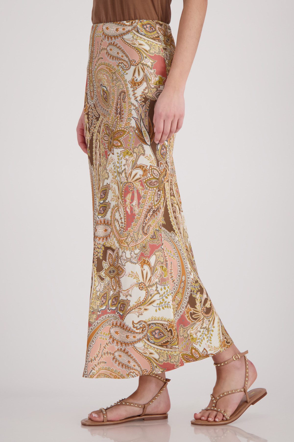Monari Maxirock Rock Paisleydruck allover Regular fit mit Paisleymuster