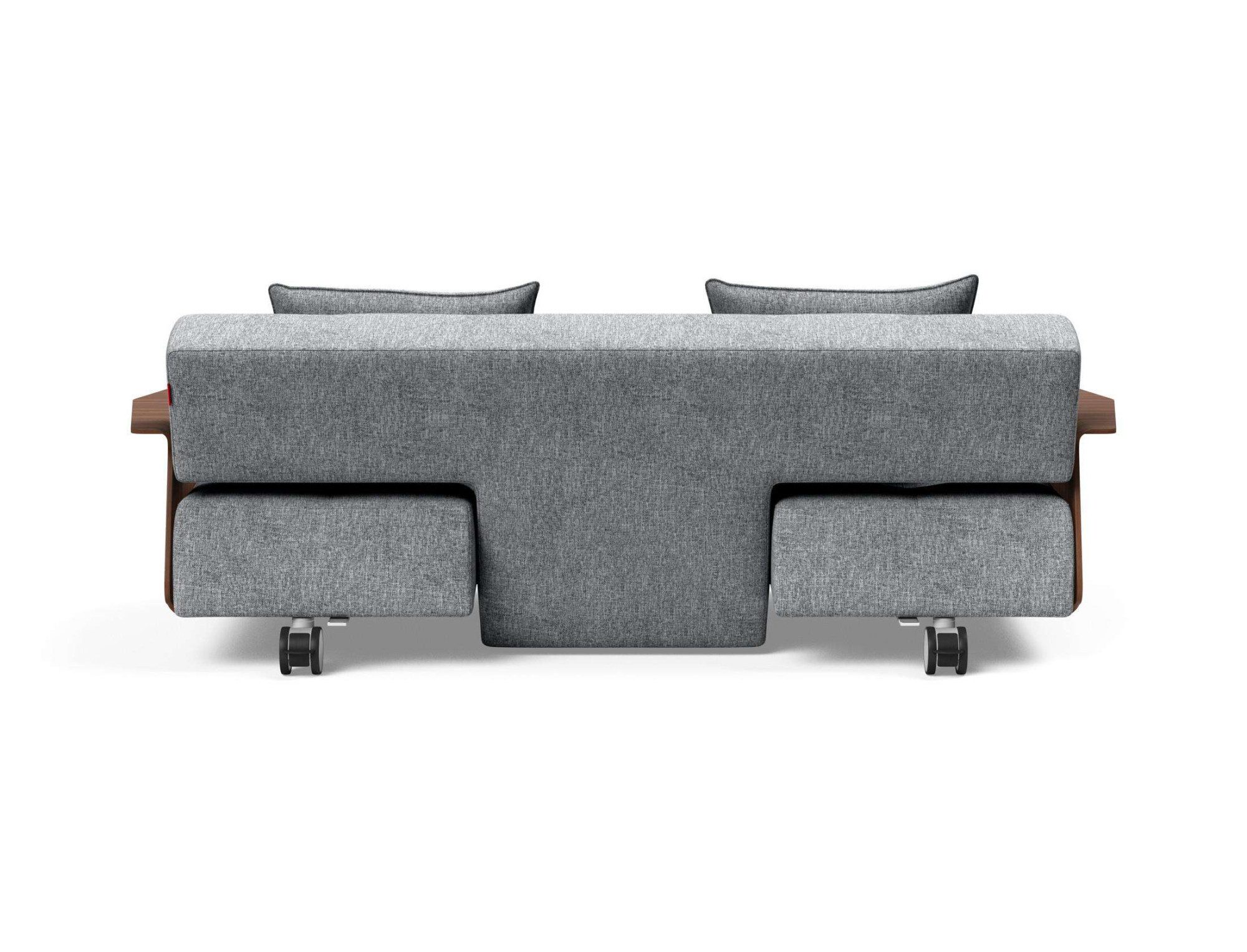 INNOVATION LIVING ™ Schlafsofa Longhorn, Gästebett, Couch, Tagesliege, Bettsofa, Schlaf-, Relax-, oder Sitzposition, Armlehnen, Liegefläche 140x200 cm