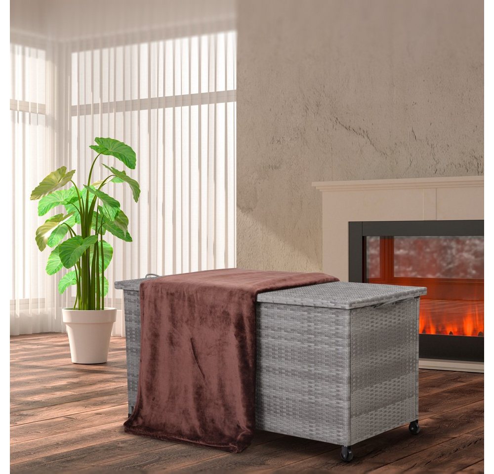 Thumbnail - Casaria Auflagenbox, Innenplane, Rollen, Haltegriffe, Gasdruckfedern