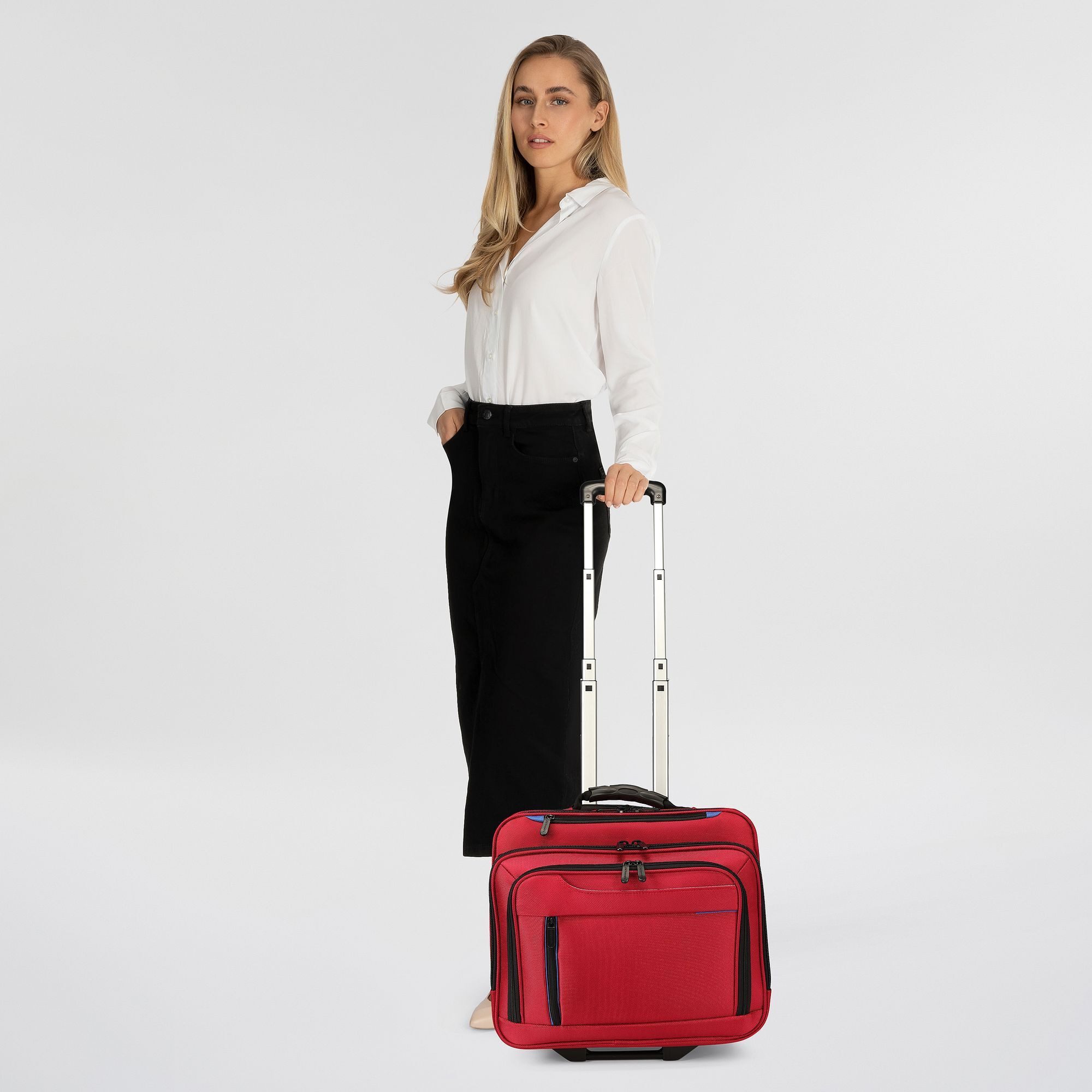 Dermata Business-Trolley, 2 Rollen, Polyester