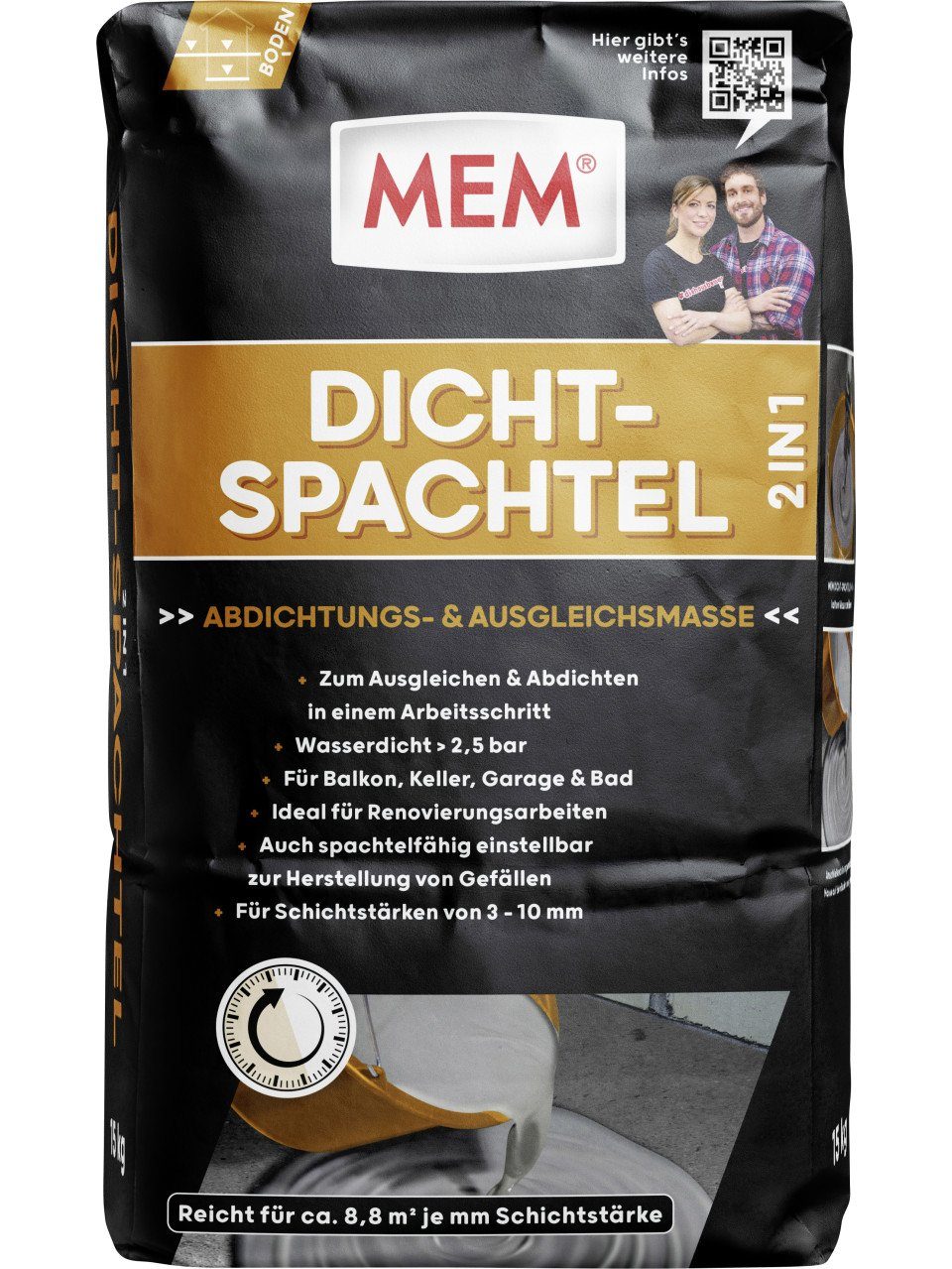 MEM Bauchemie Spachtelmasse MEM Dicht-Spachtel 2 günstig online kaufen