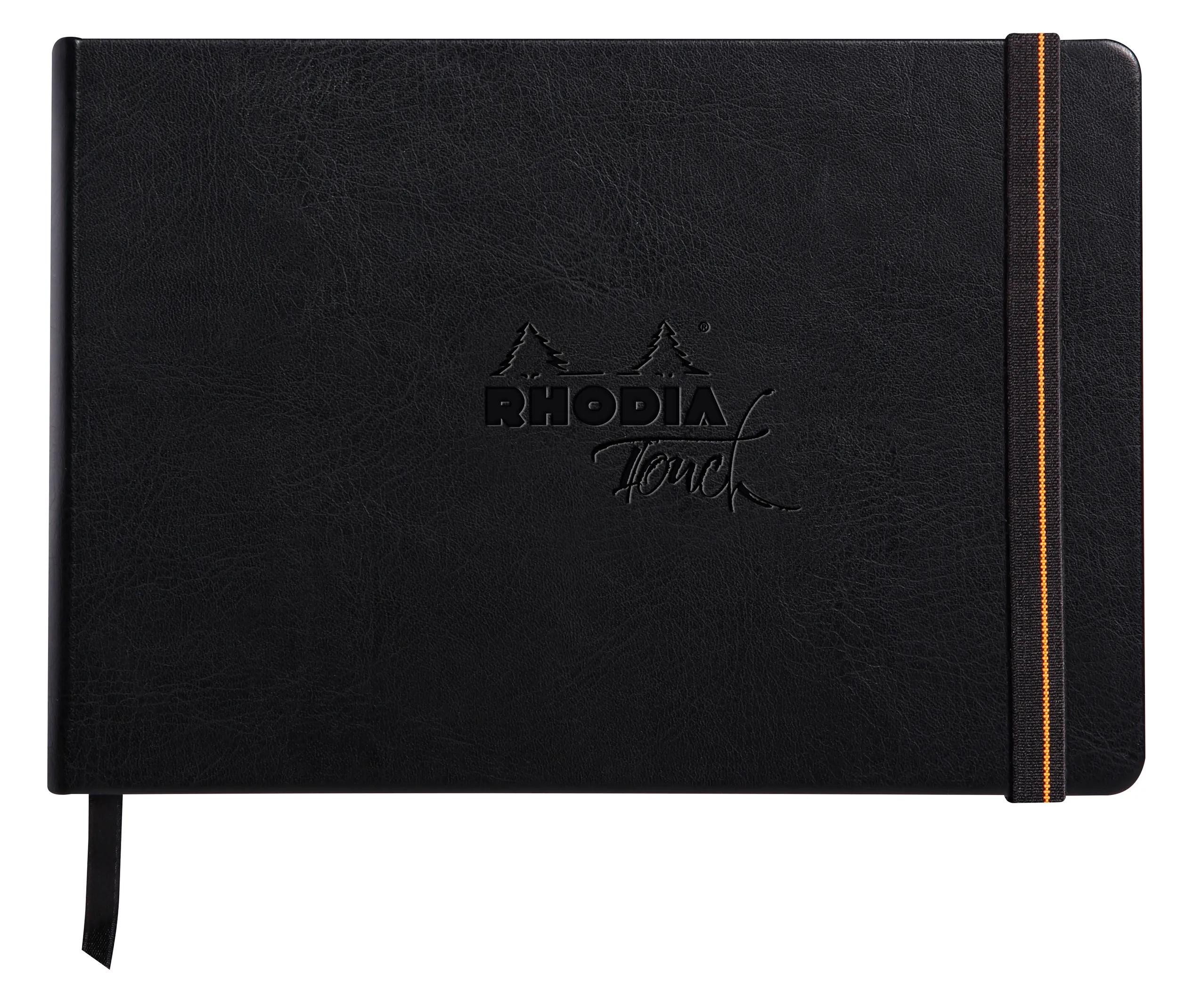 Rhodia Einsteck-Fotoalbum Touch Calligrapher book fest A5 32 Bl blanko 250g Schwarz 116124C, Calligrapher Book