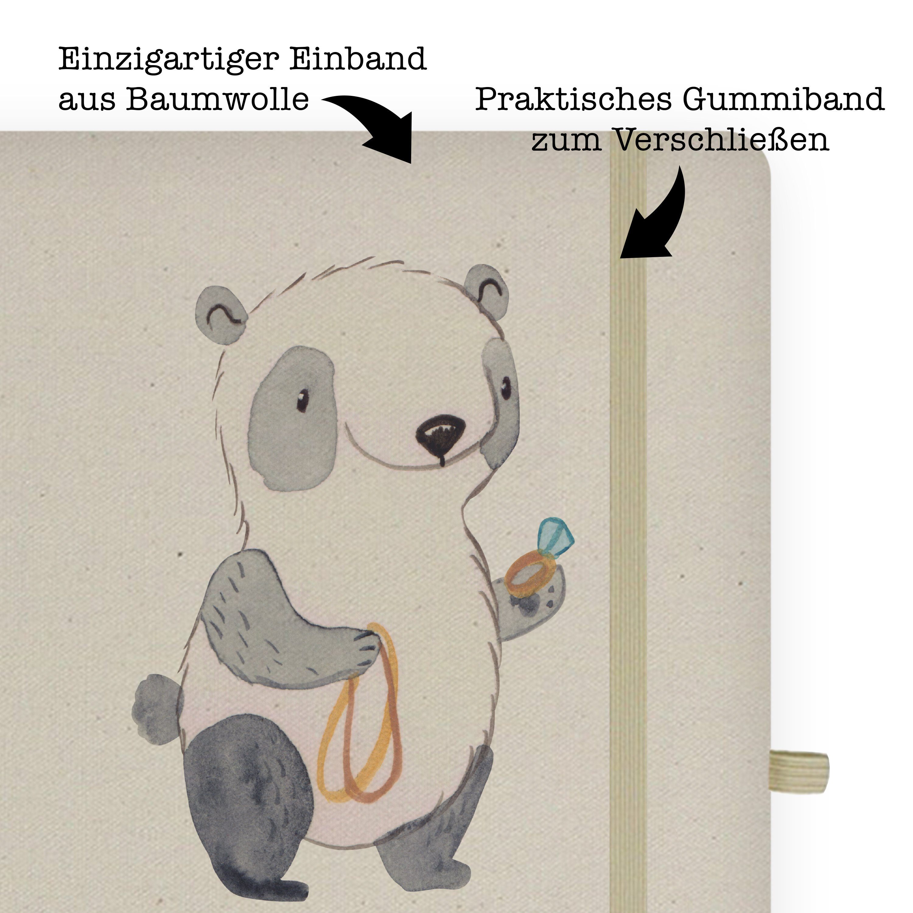 - Herz Mrs. mit Notizen, & Goldschmied Geschenk, Panda A Transparent Mrs. - & Notizbuch Mr. Mr. Adressbuch, Panda