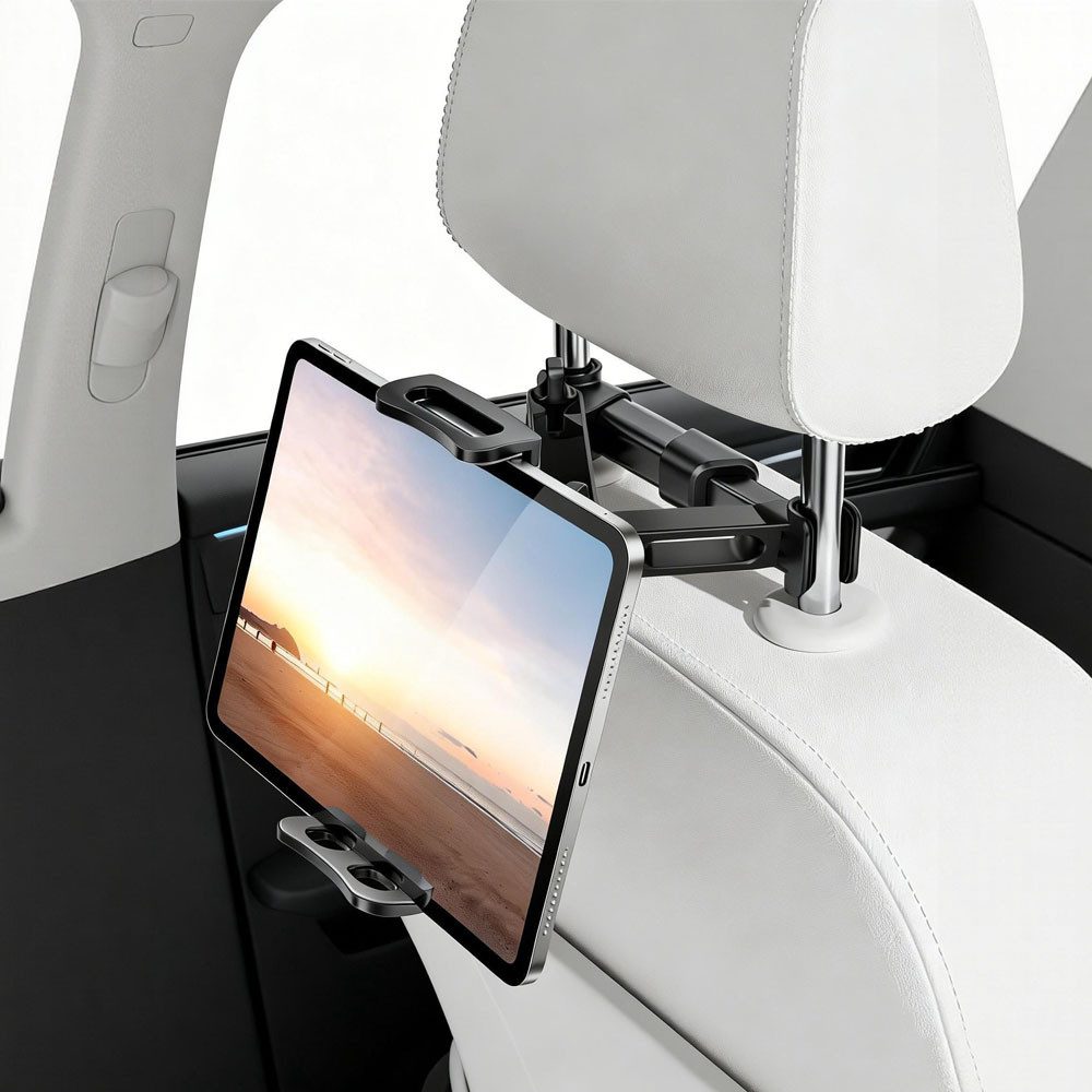 Tablet-Halterung Verstellbar Tablet Halterung Auto, Universal 360° Drehung Tablethalter