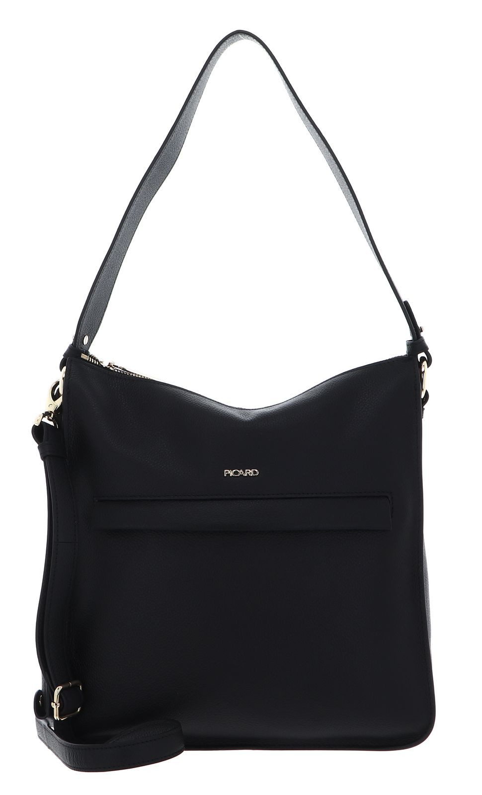 Picard Handtasche Cross Bag aus echtem Rindsleder Verschluss offen