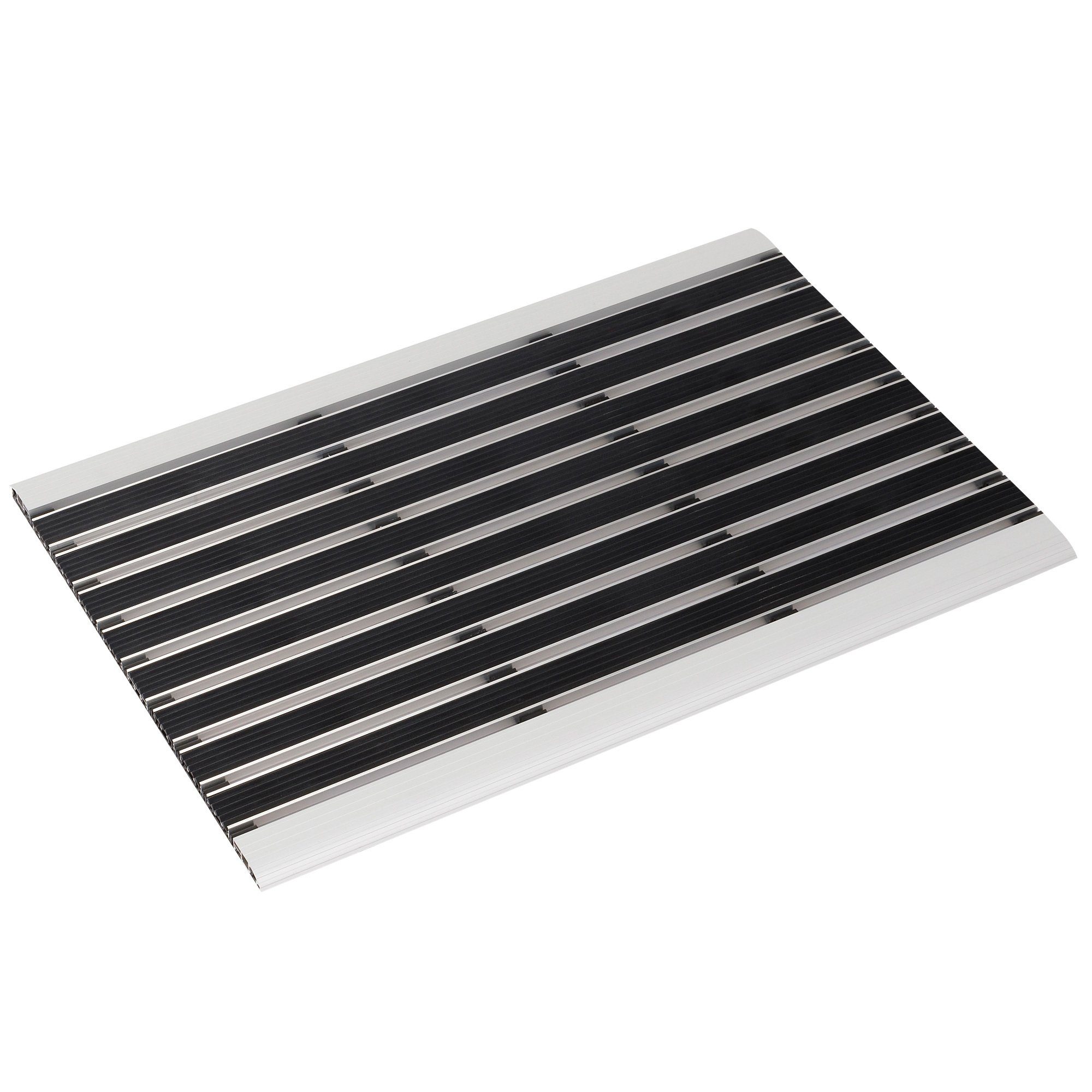 Pergamon Fußmatte Fußmatte Sauberlauf Aluminium Kleeny, Rechteckig, Höhe: 15 mm