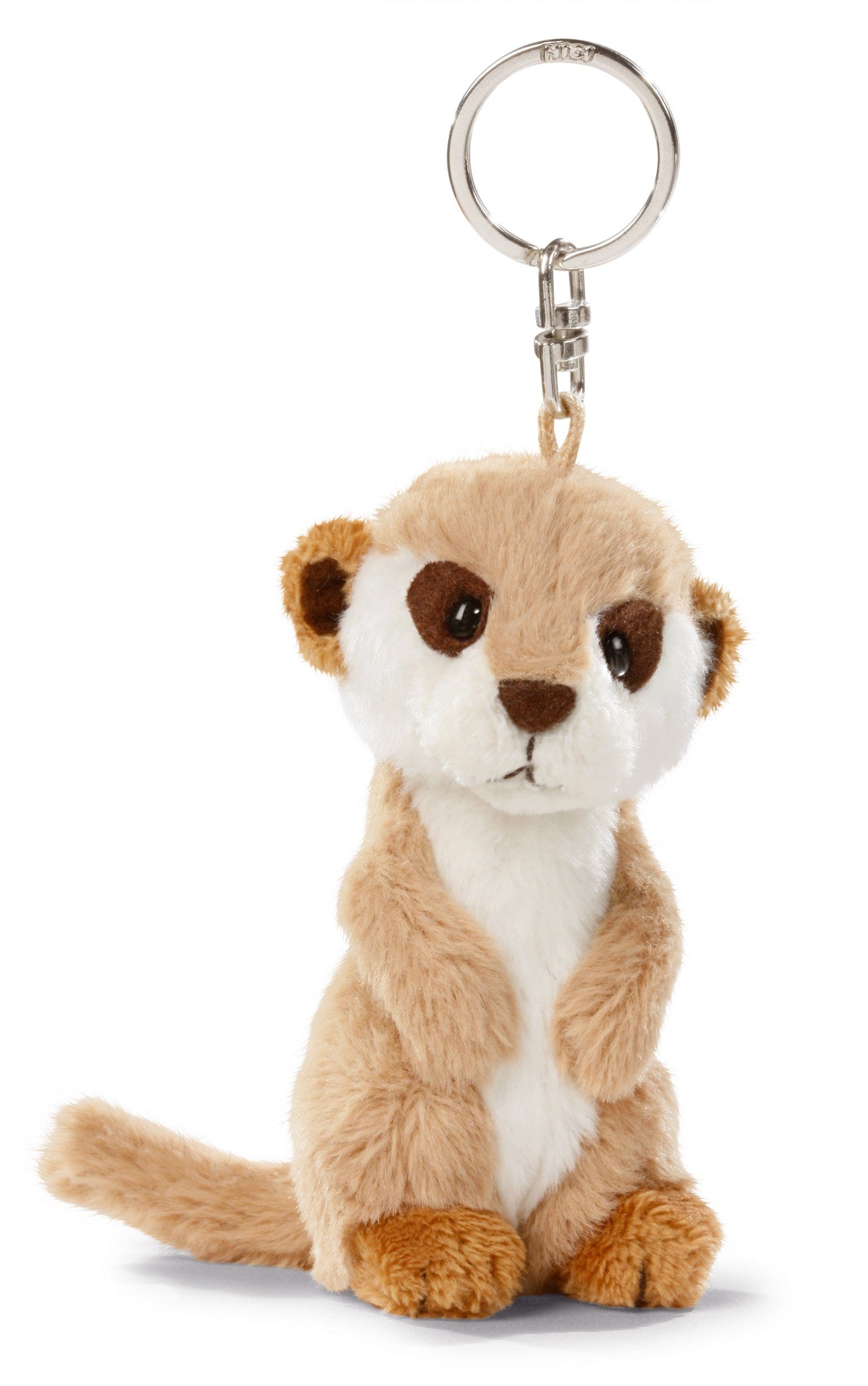 Nici Kuscheltier Schlüsselanhänger Erdmännchen 10 cm Plüschanhänger