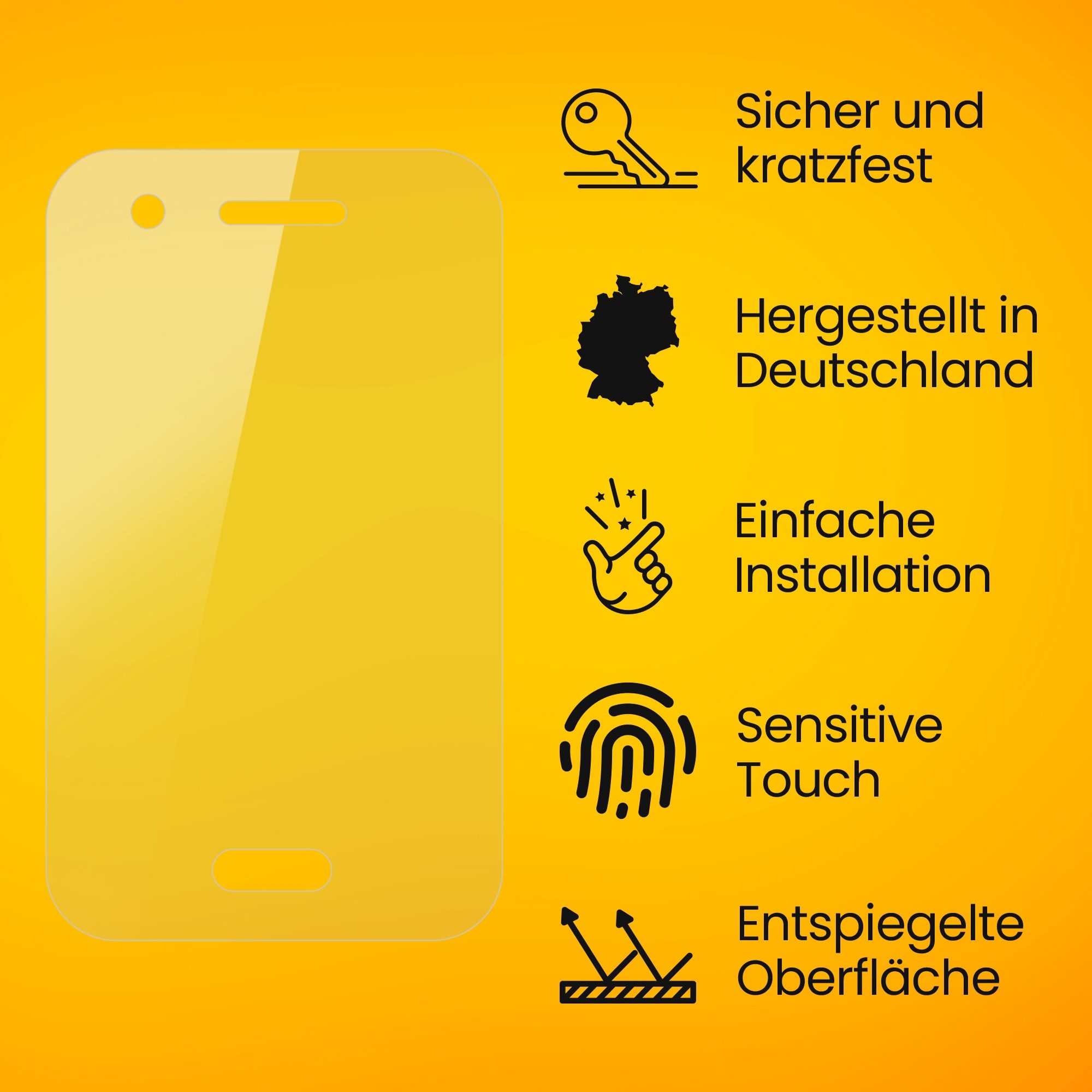 atFoliX Schutzfolie für XPlora One, (3 Folien), Entspiegelnd und stoßdämpfend