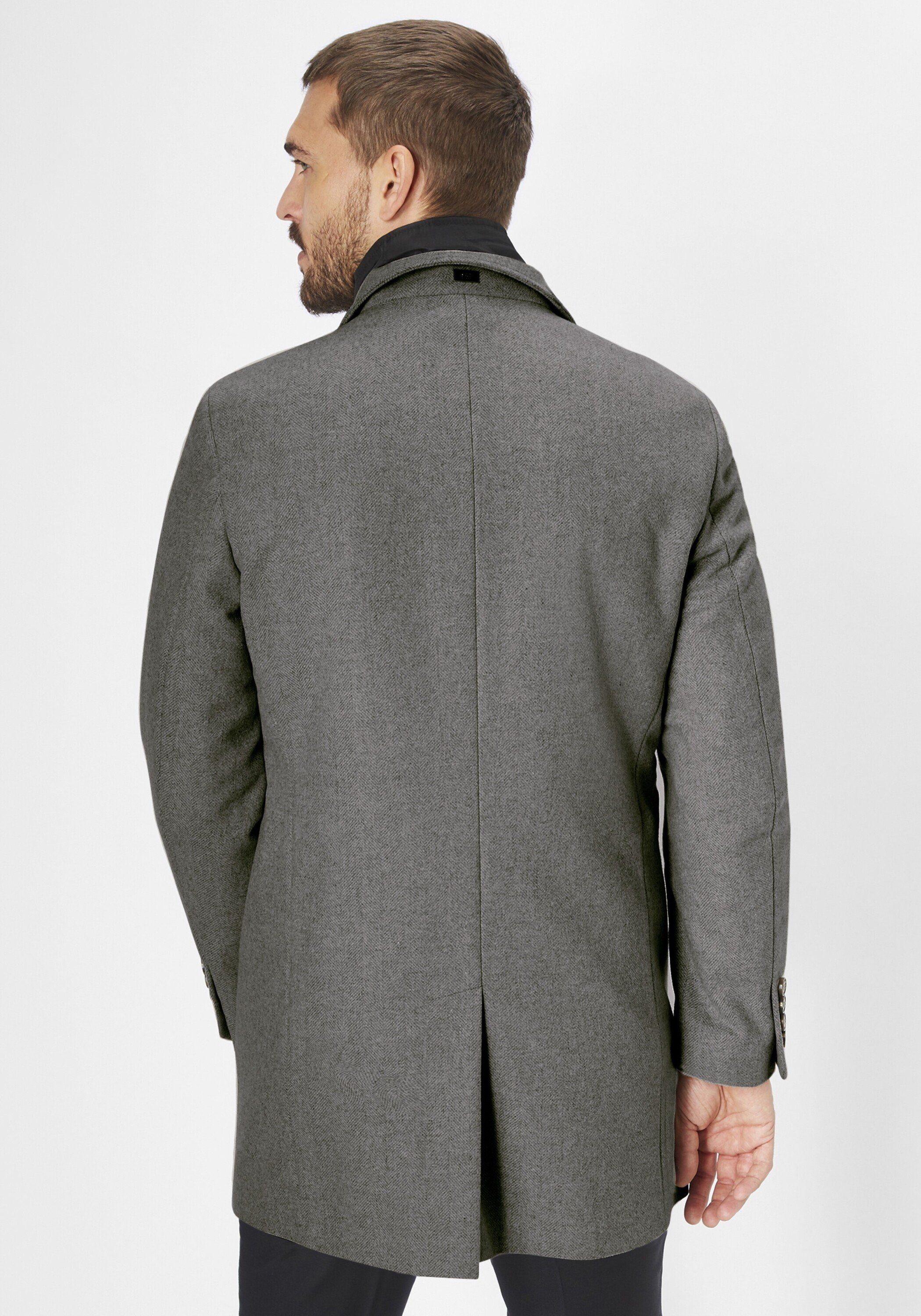 Newton Wollmantel grey/anthra Mantel L Jackets S4 moderner