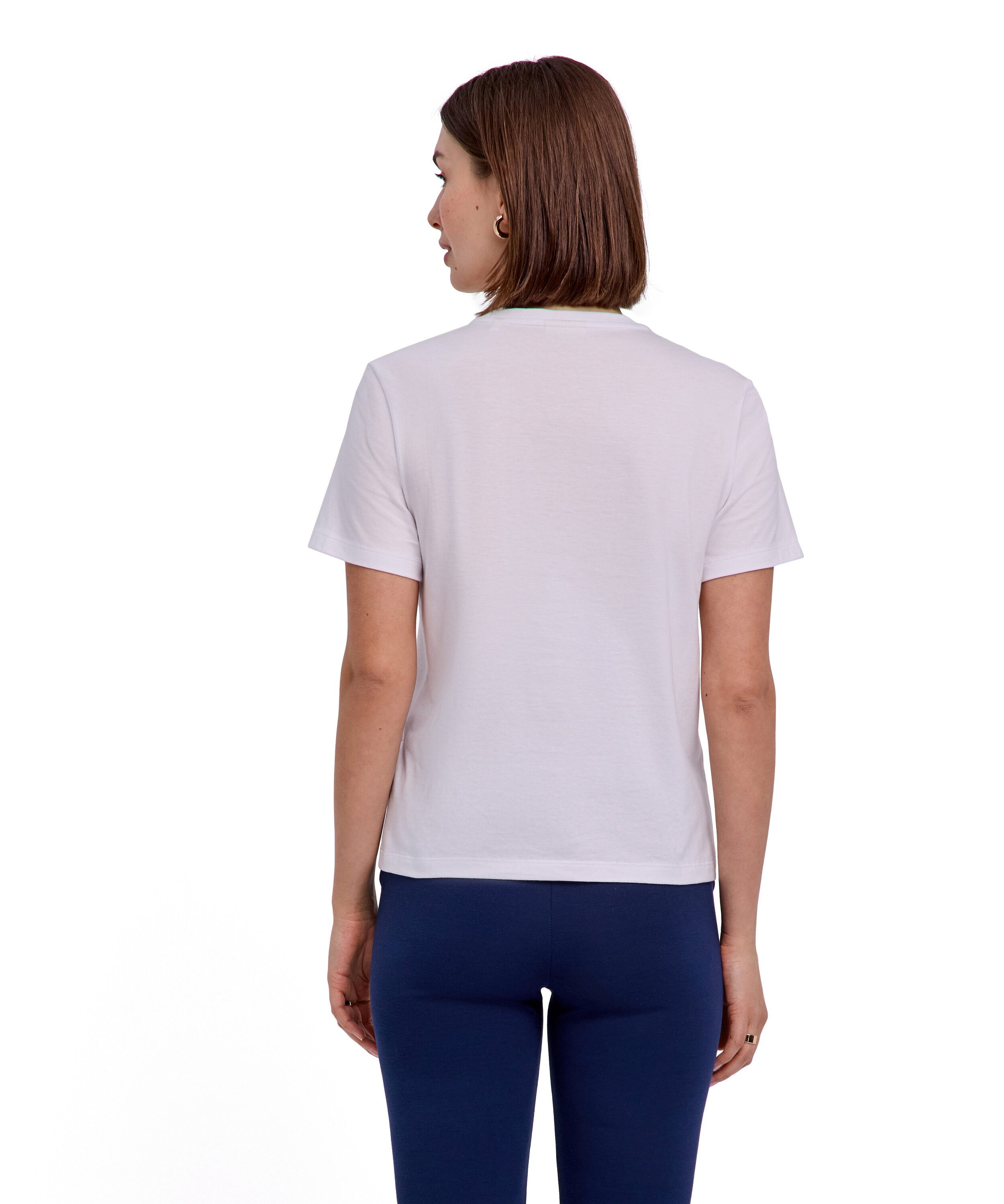 FALKE T-Shirt T-Shirt aus hochwertiger Pima-Baumwolle (1-tlg., 1) aus hochwertiger Pima-Baumwolle