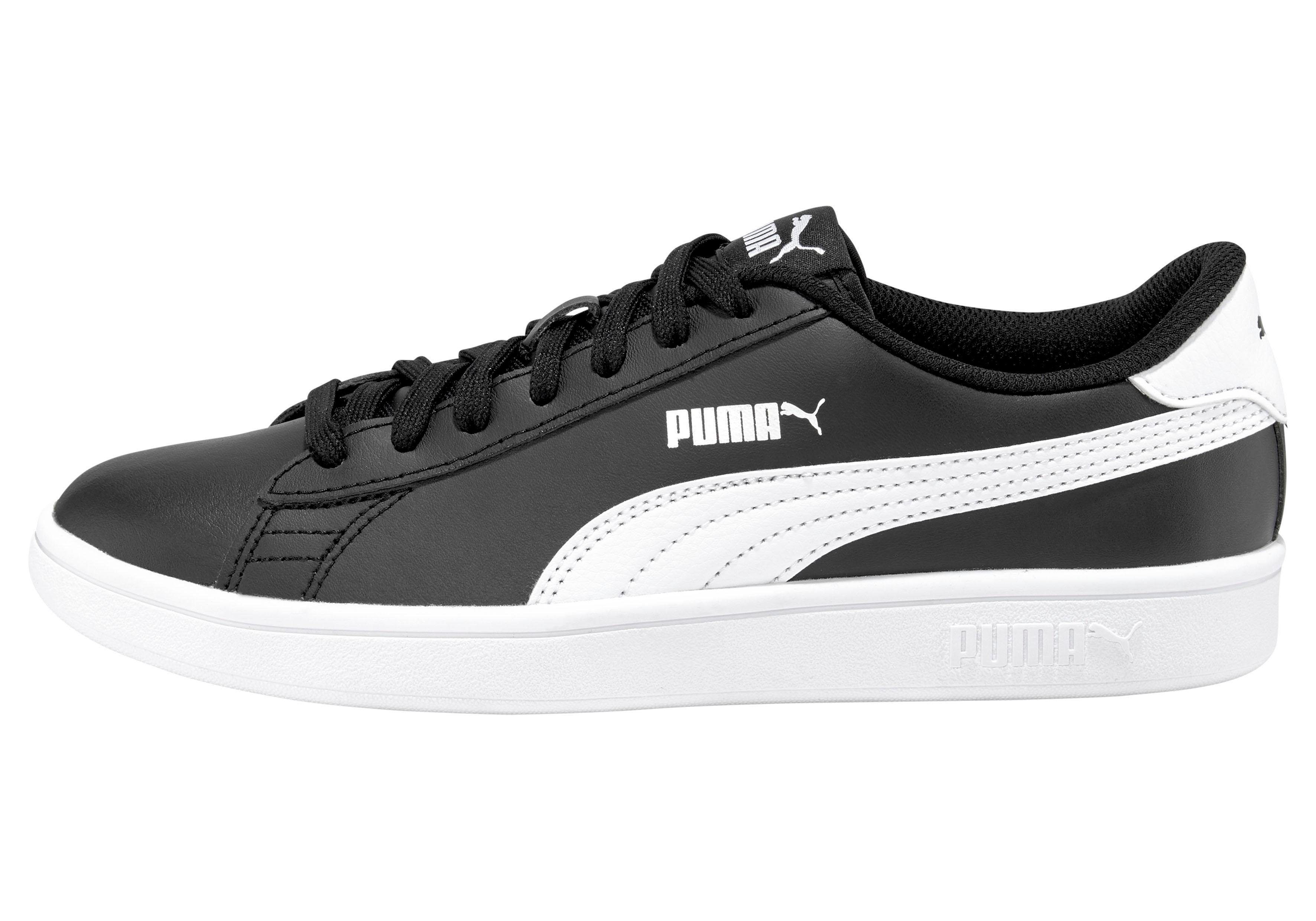 V2 SMASH L JR PUMA schwarz-weiß für Sneaker PUMA Kinder