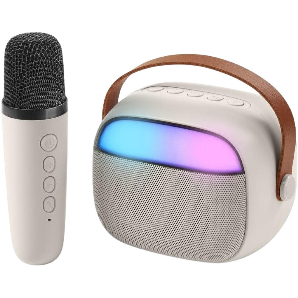 Cellularline Music Sound - Mini Karaoke-Anlage - weiß Bluetooth-Lautsprecher