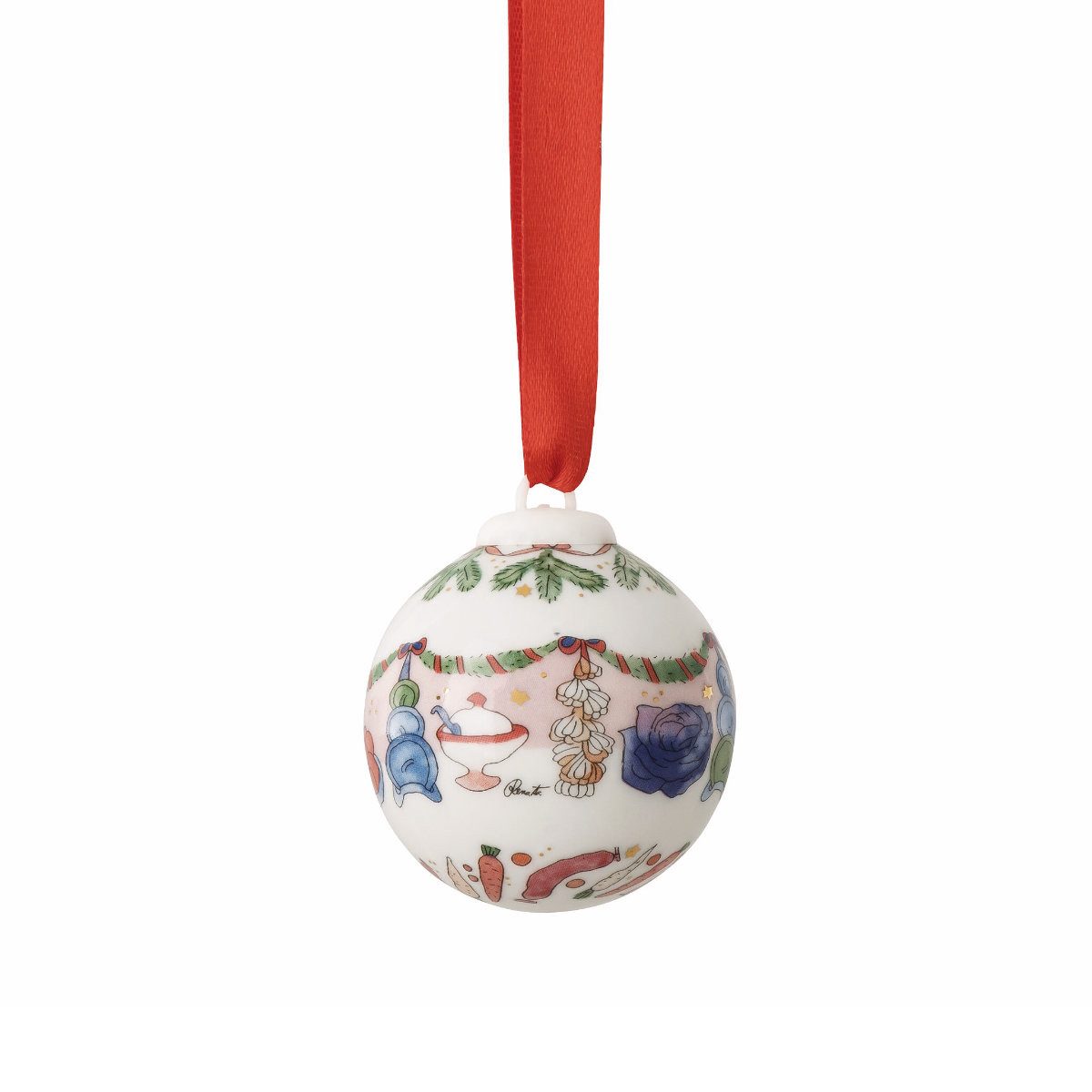 Hutschenreuther Weihnachtsbaumkugel Mini-Anhänger, 4,5 cm