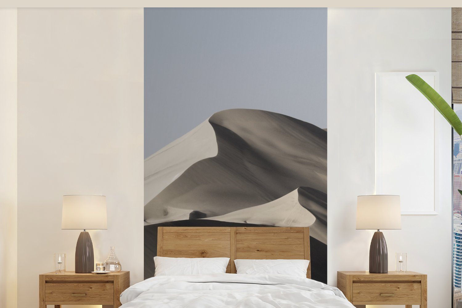 MuchoWow Fototapete Hohe Sanddünen in der Wüste bei Peru, Matt, bedruckt, (2 St), Vliestapete für Wohnzimmer Schlafzimmer Küche, Fototapete