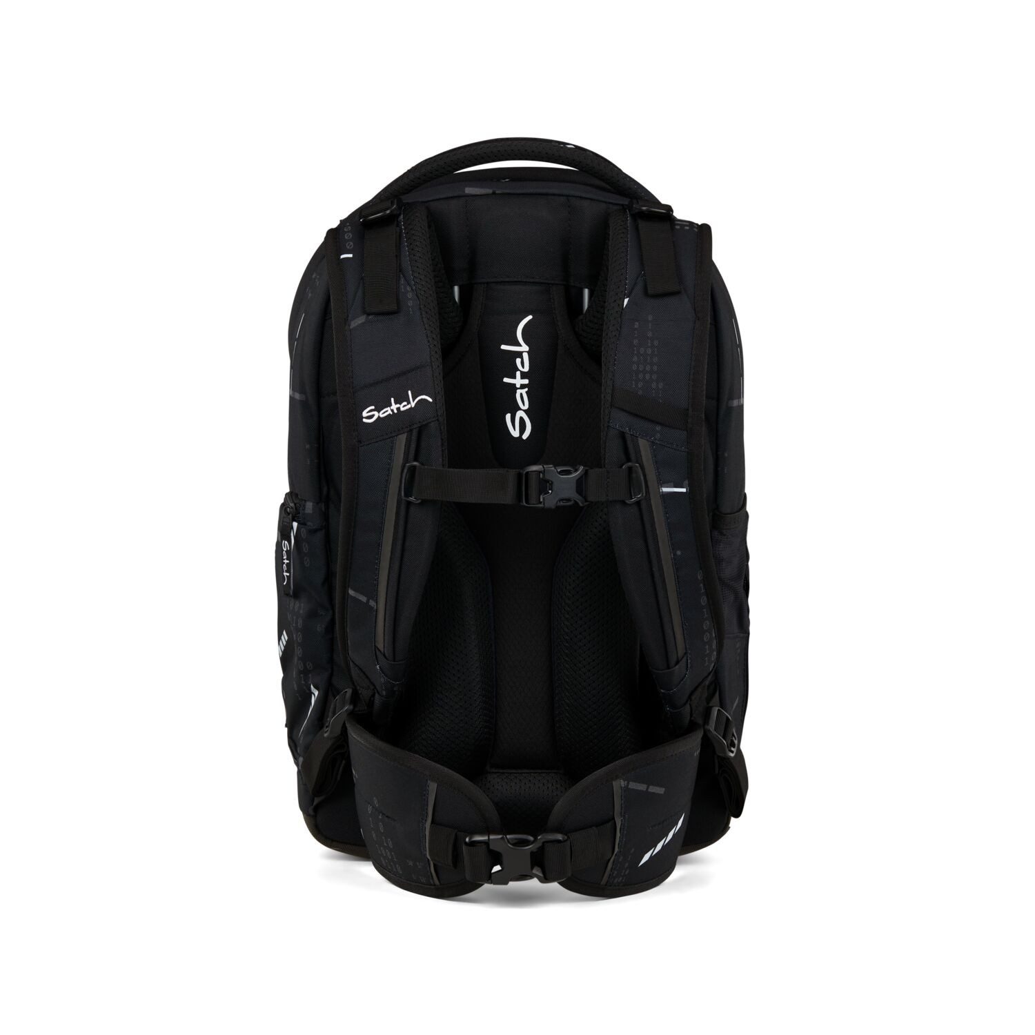 Satch Schulranzen Schulrucksack-Set MATCH Ninja Matrix 2-teilig, Kollektion 2025 (2-teilig), Schulranzen, ergonomisch, 30 + 5 Liter
