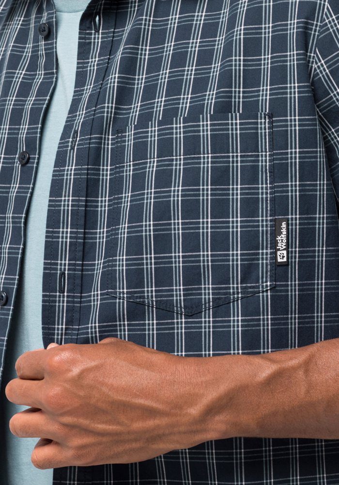 Jack Wolfskin Kurzarmhemd HOT SPRINGS SHIRT M