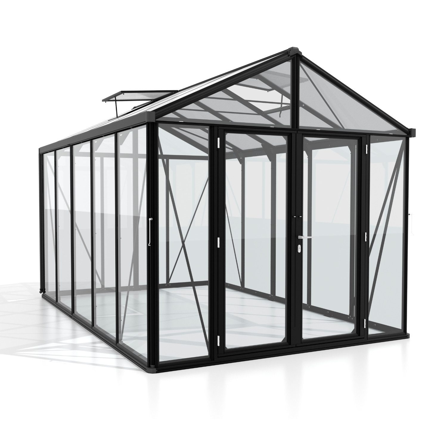 Vitavia Gewächshaus Zeus Comfort 10000, 10,00 mm Wandstärke schwarz | Rabatt: 36%