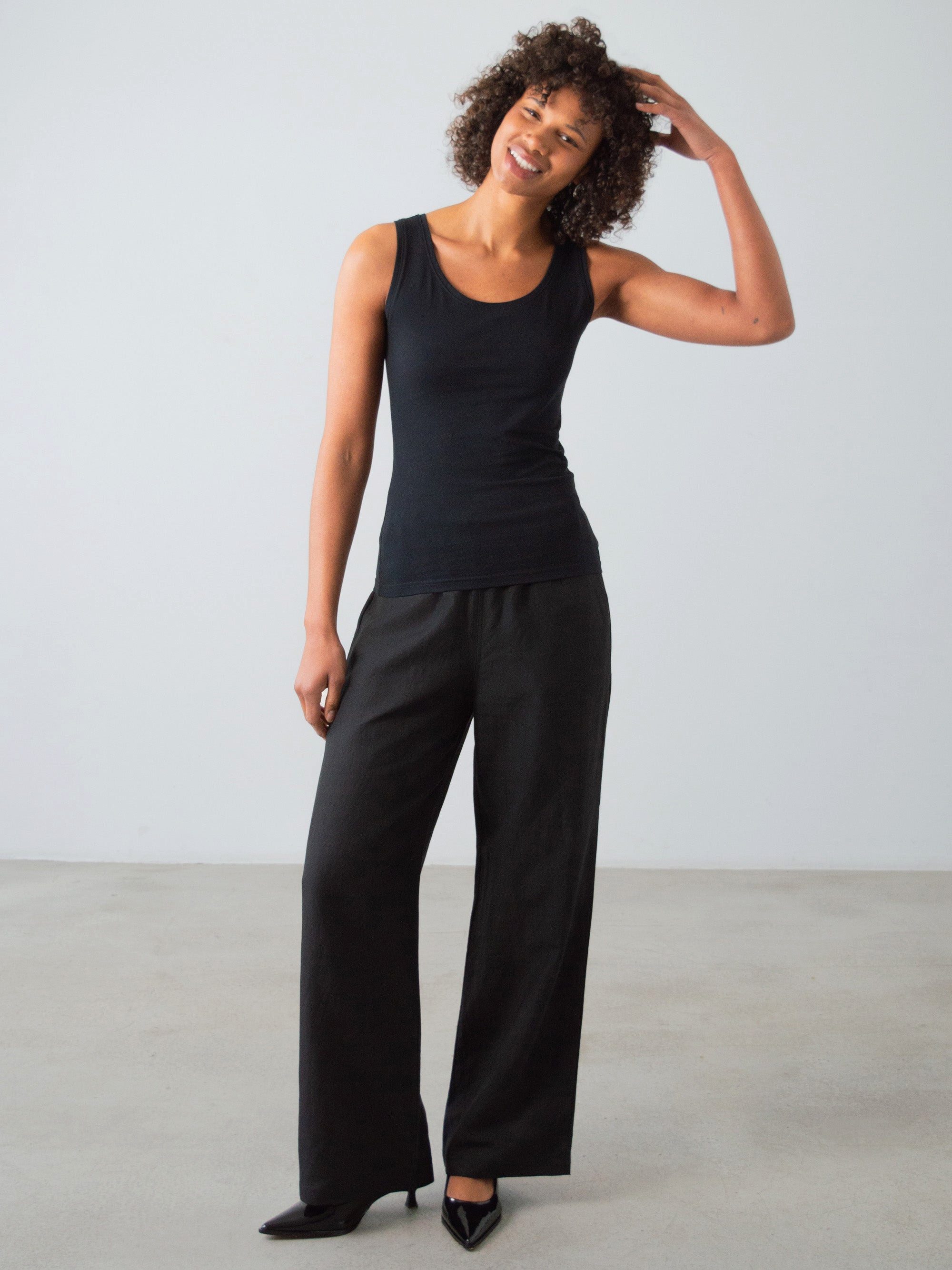HONEST BASICS Tanktop Stretch Tank aus Bio- und recycelter Baumwolle