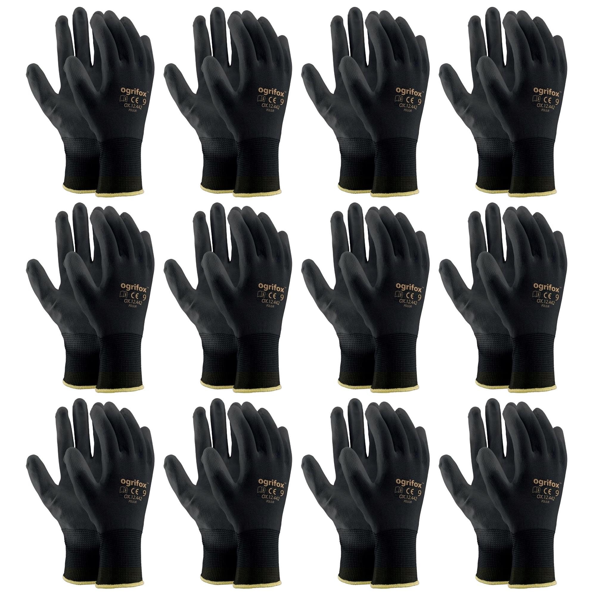 TSB Werk Gartenhandschuhe 12x Arbeitshandschuhe Mechanikerhandschuhe günstig online kaufen