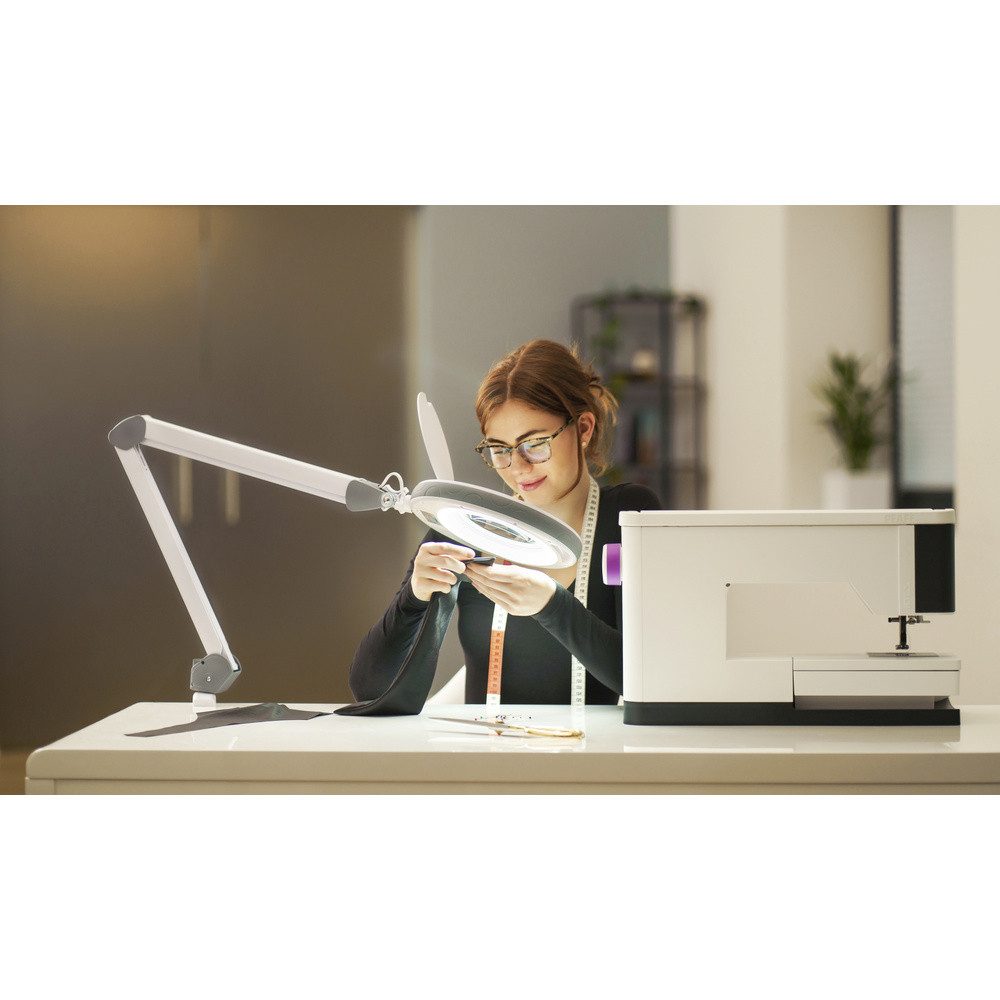 Lumeno Arbeitsleuchte Lumeno 8513GR Lumeno Lupenleuchte 8513GR 152 mm 2021 Energieeffizienz