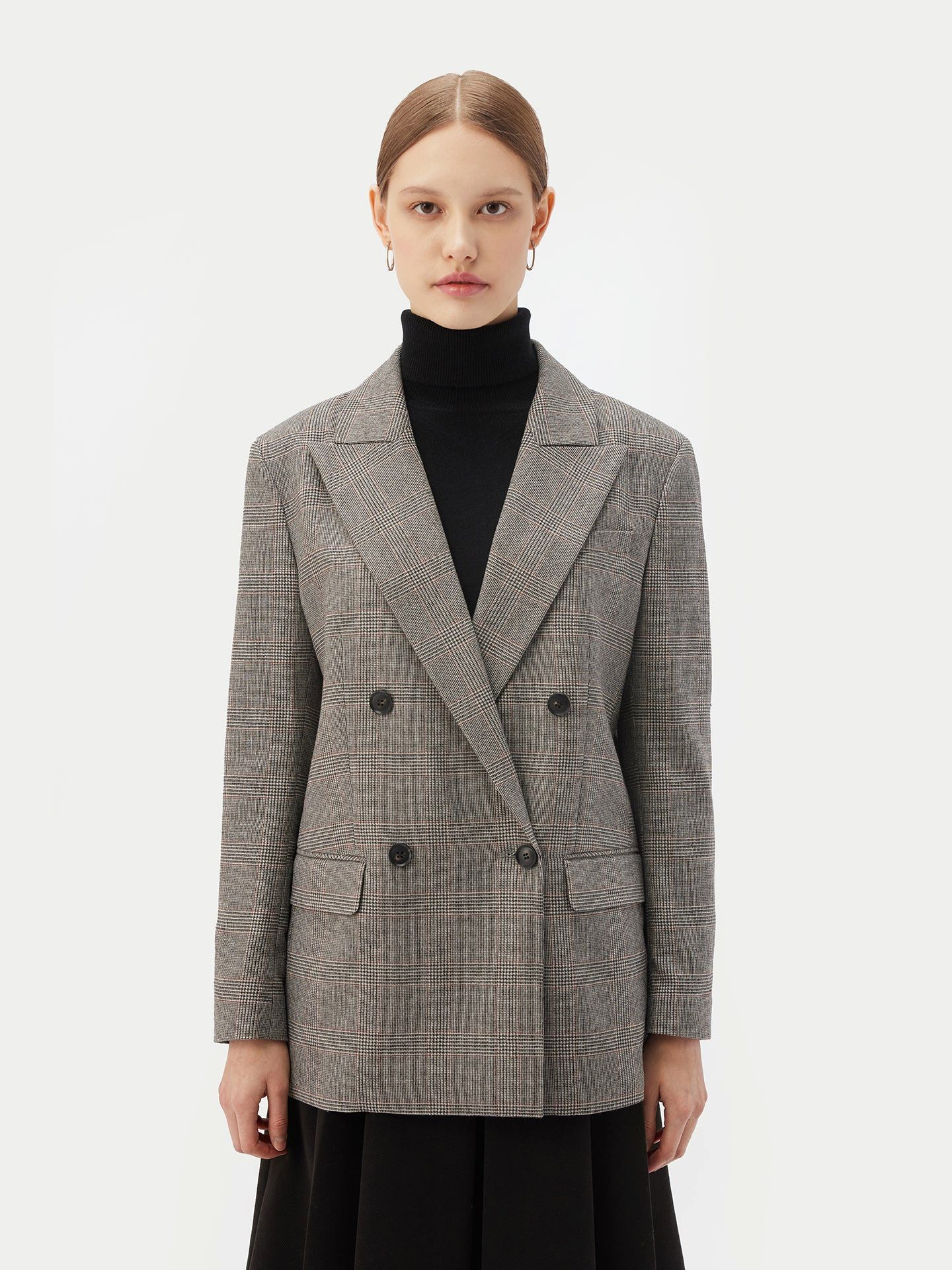 GOBI Cashmere Blusenblazer Zweireihiger Kaschmirblazer
