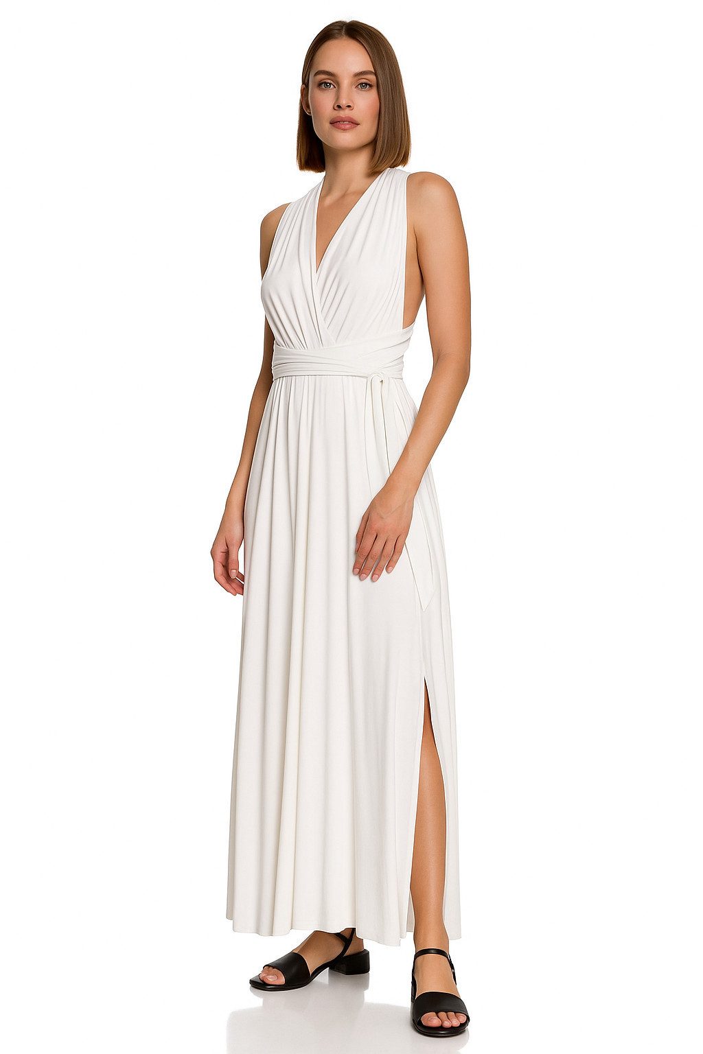 Abendkleid Worldclassca Abendkleid Partykleid Lang mit Schlitz Sommerkleid