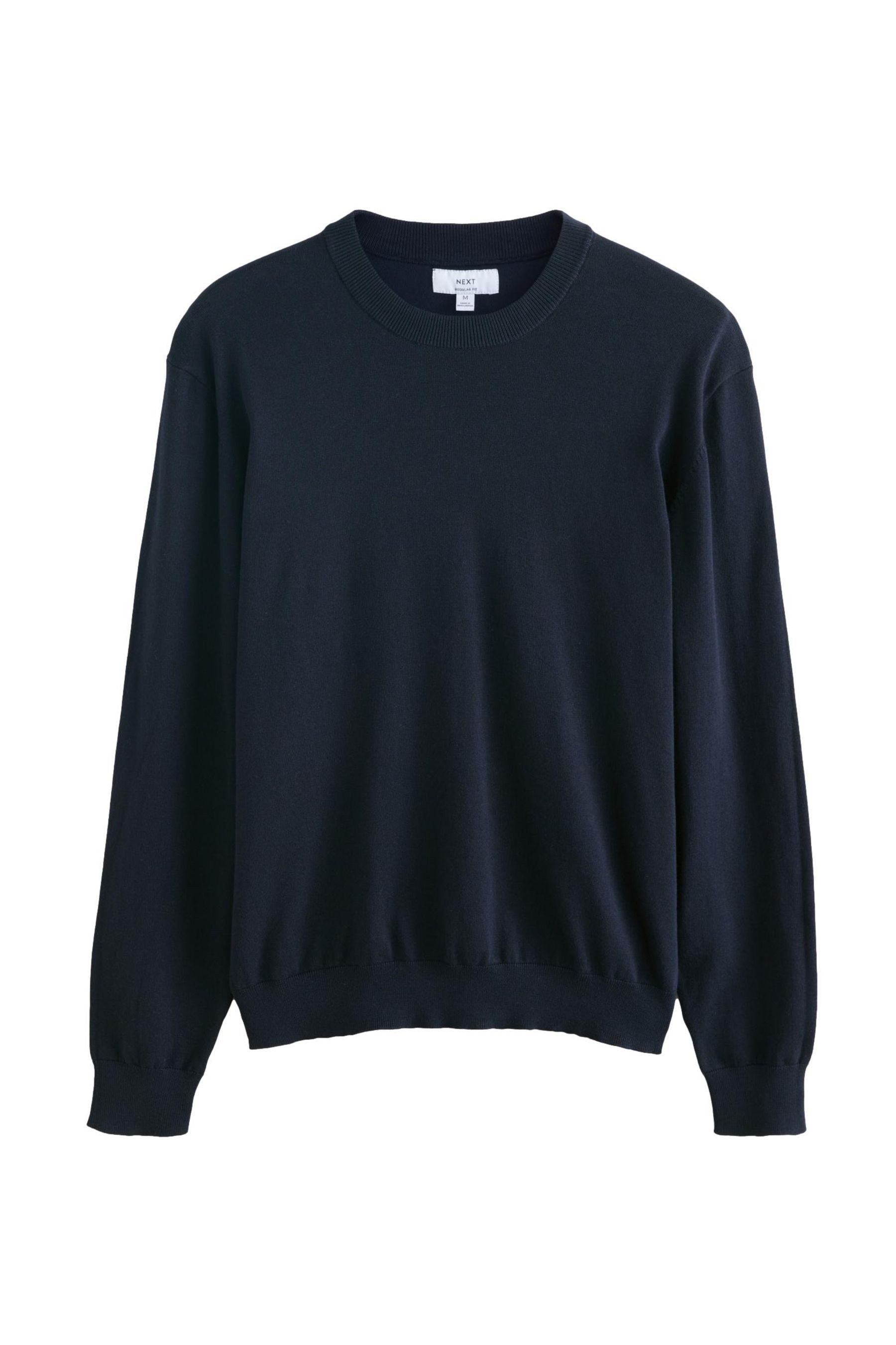 Next Strickpullover Regular Fit Rundhalspullover mit Baumwolle (1-tlg)