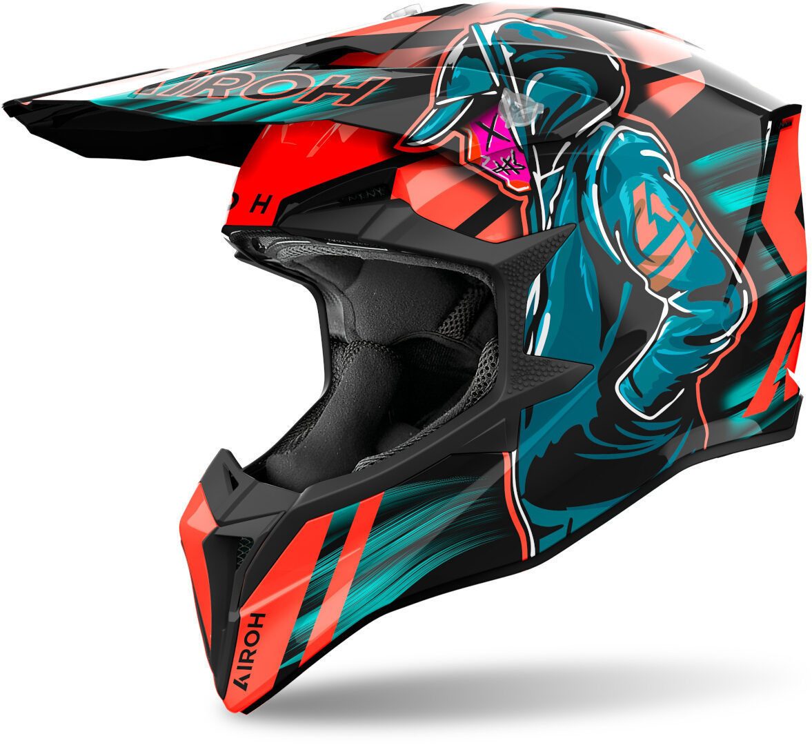 Motocrosshelm Wraaap Cyber Motocross Helm
