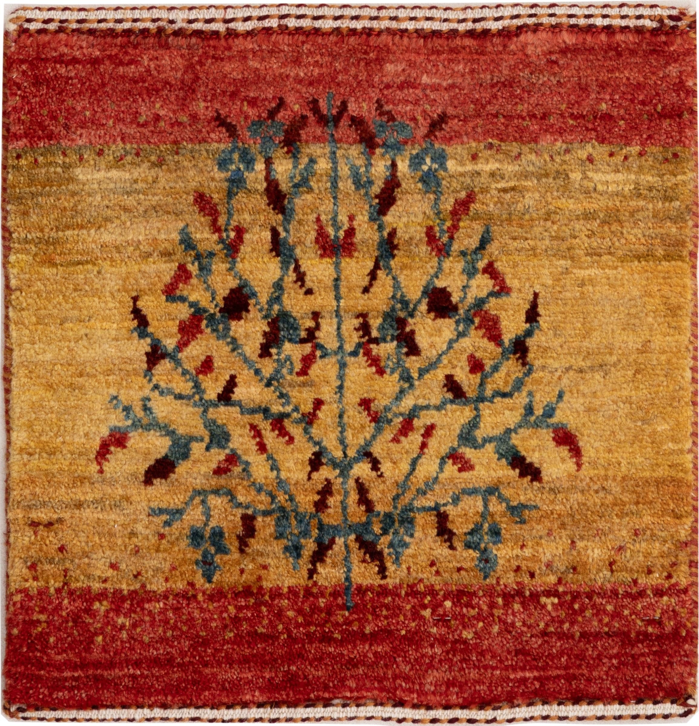 Nain Trading Orientteppich Perser Gabbeh Loribaft Atelier 39x39 Handgeknüpfter Moderner, quadratisch, Höhe: 12 mm