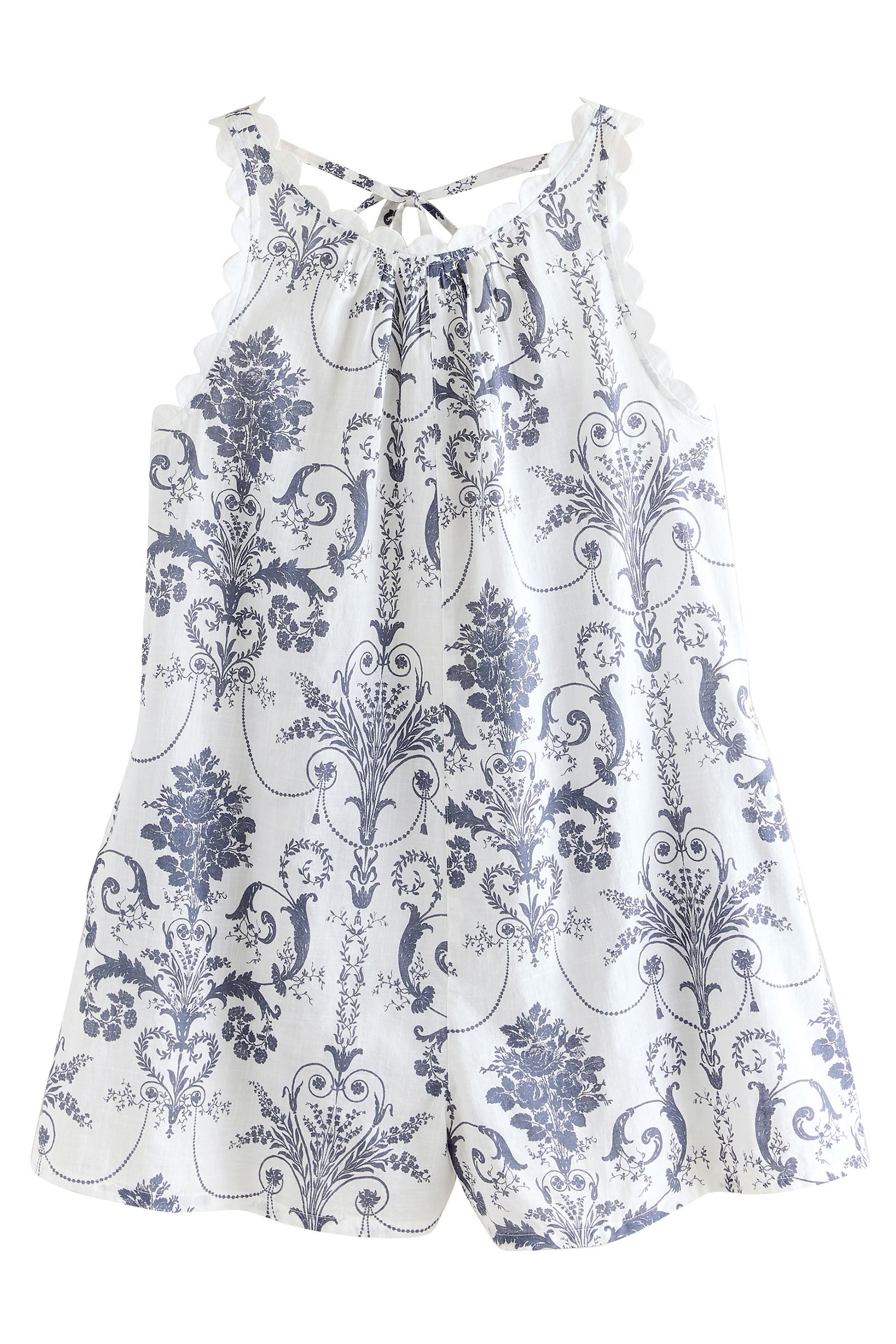 LAURA ASHLEY Playsuit Laura Ashley Strand-Strampler mit Bogenkante (1-tlg) günstig online kaufen