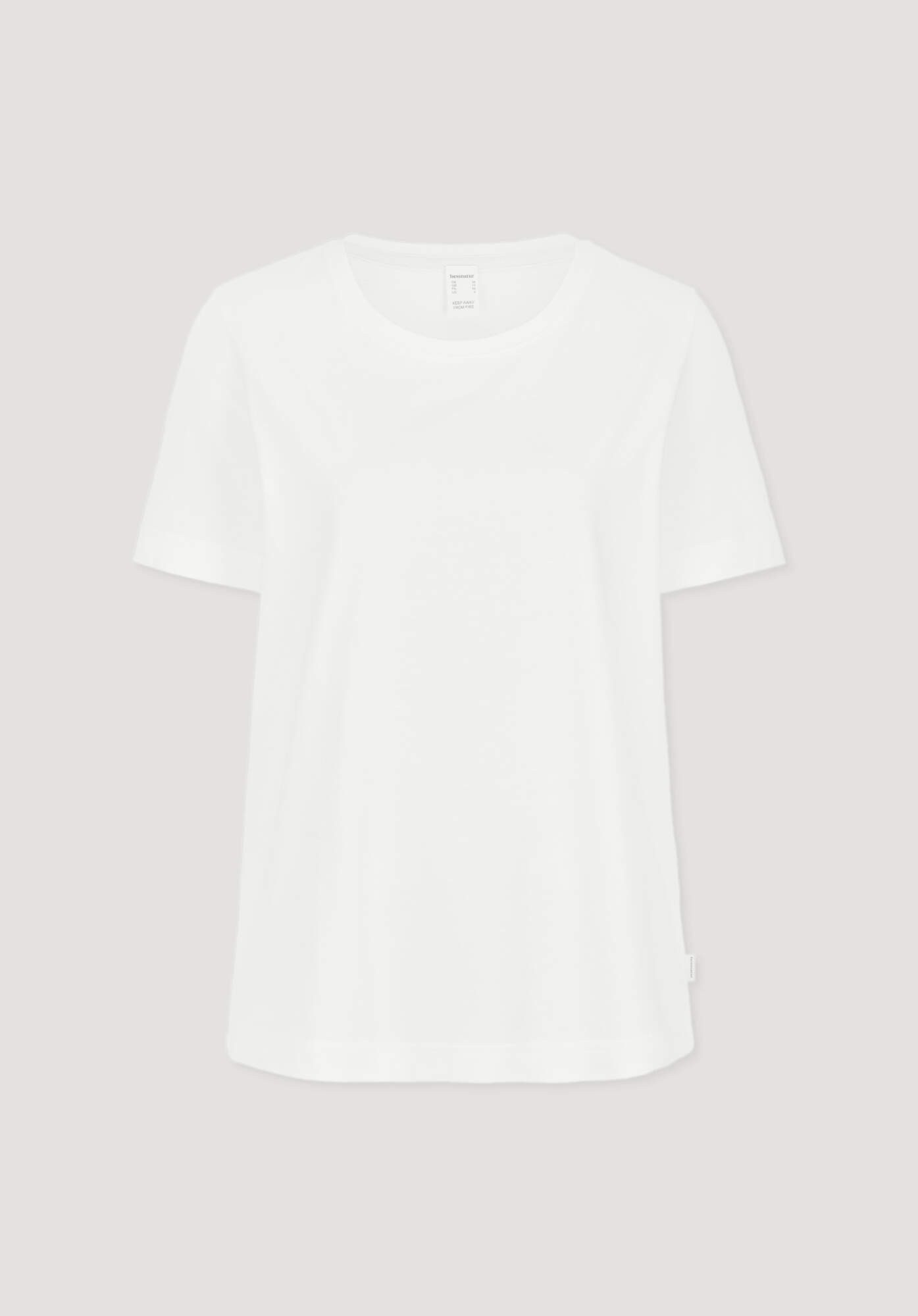 Hessnatur Pyjamaoberteil Kurzarm Regular aus reiner Bio-Baumwolle (1-tlg)
