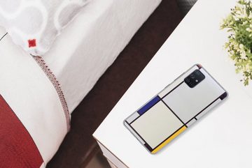 MuchoWow Handyhülle Tableau I - Piet Mondrian, Phone Case, Handyhülle Samsung Galaxy A71, Silikon, Schutzhülle