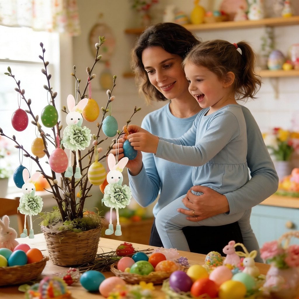 Minicloss Osterhase Osterhasen-Figuren, Frühlingsdekoration für Zuhause, Osterhasen