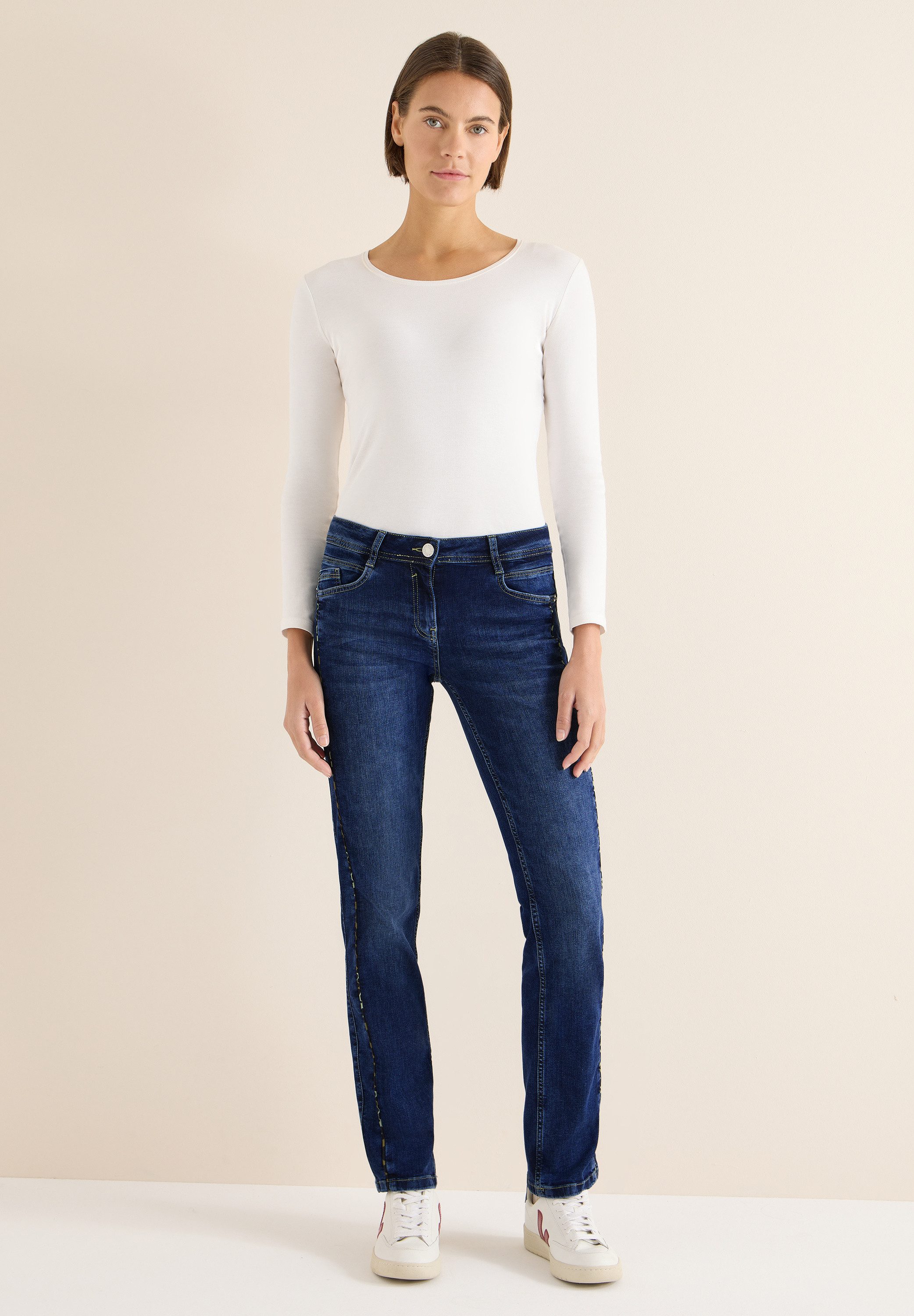 CECIL Comfort-fit-Jeans Middle Waist – Bild 5 von 5