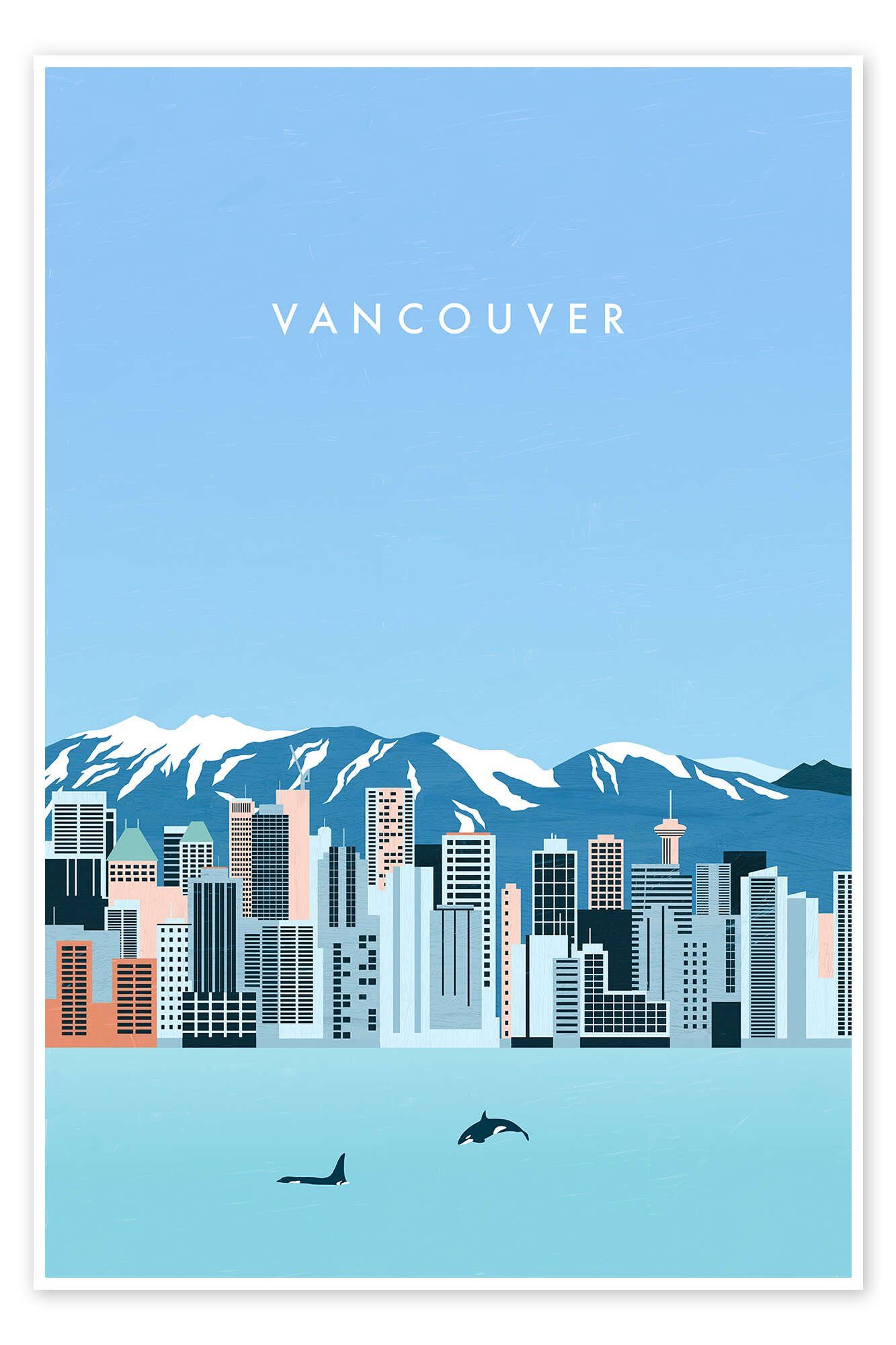 Posterlounge Wandbild Vancouver, Katinka Reinke, erhältlich als Poster, Leinwandbild, Wandsticker oder Acrylglasbild