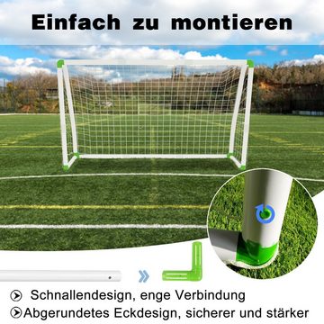 UISEBRT Fußballtor PVC Fußballtore für Garten