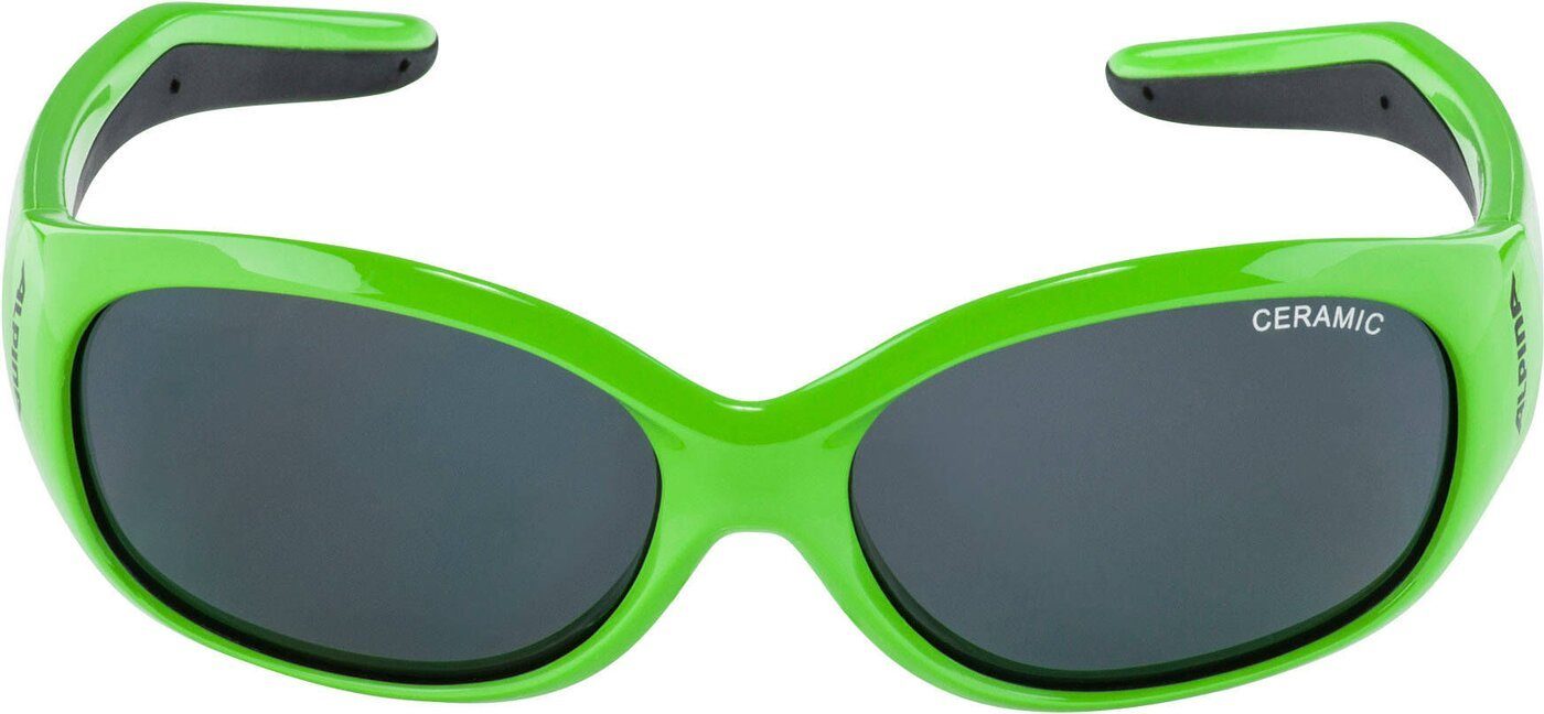 Alpina Sports Sonnenbrille FLEXXY KIDS GREEN DINO GREEN DINO GLOSS