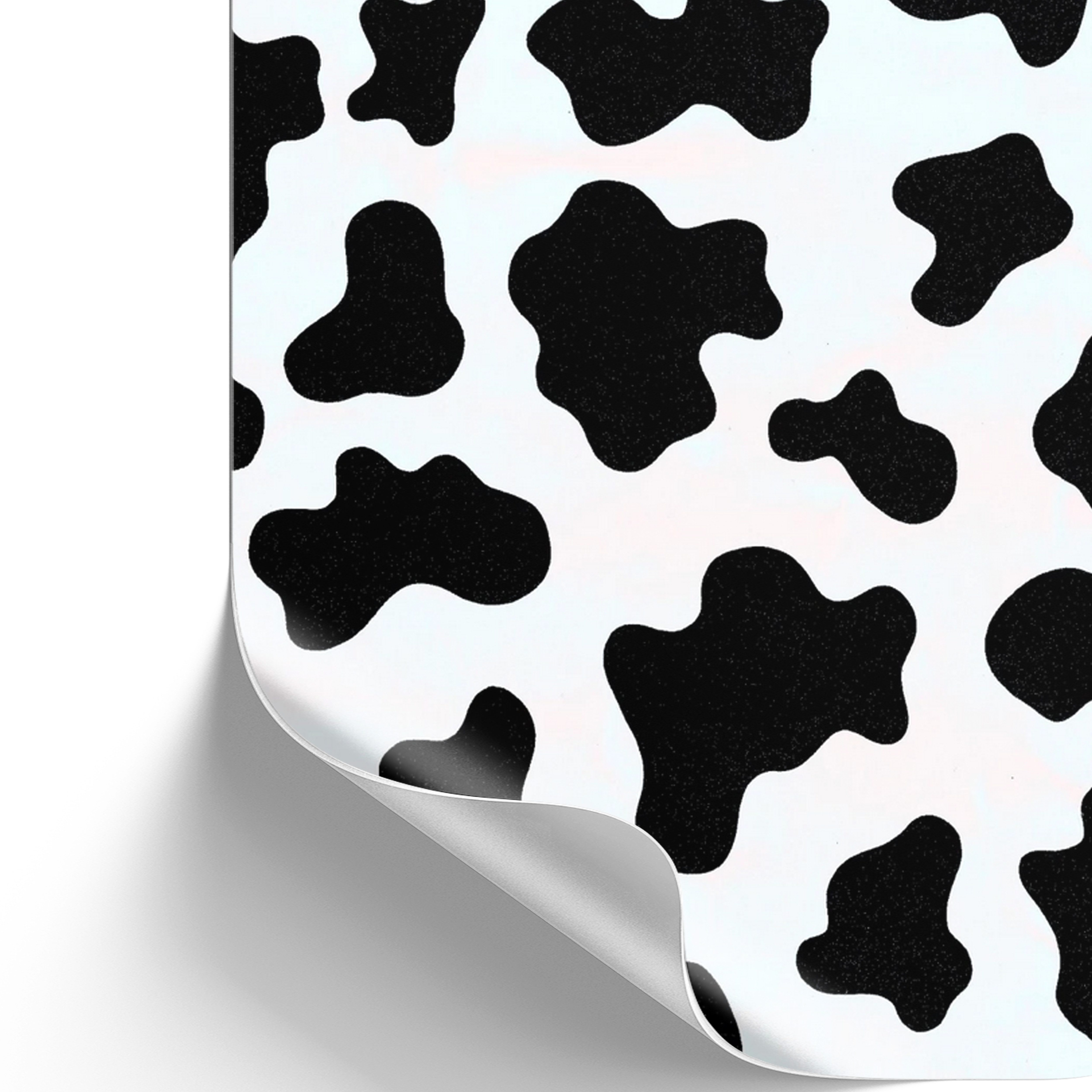 Alkor Möbelfolie 10/qm selbstklebende Designfolie Kuh Flecken Klebefolie Möbel Deko, Freche Dekofolie - Zuschneidbar & rückstandslos entfernbar