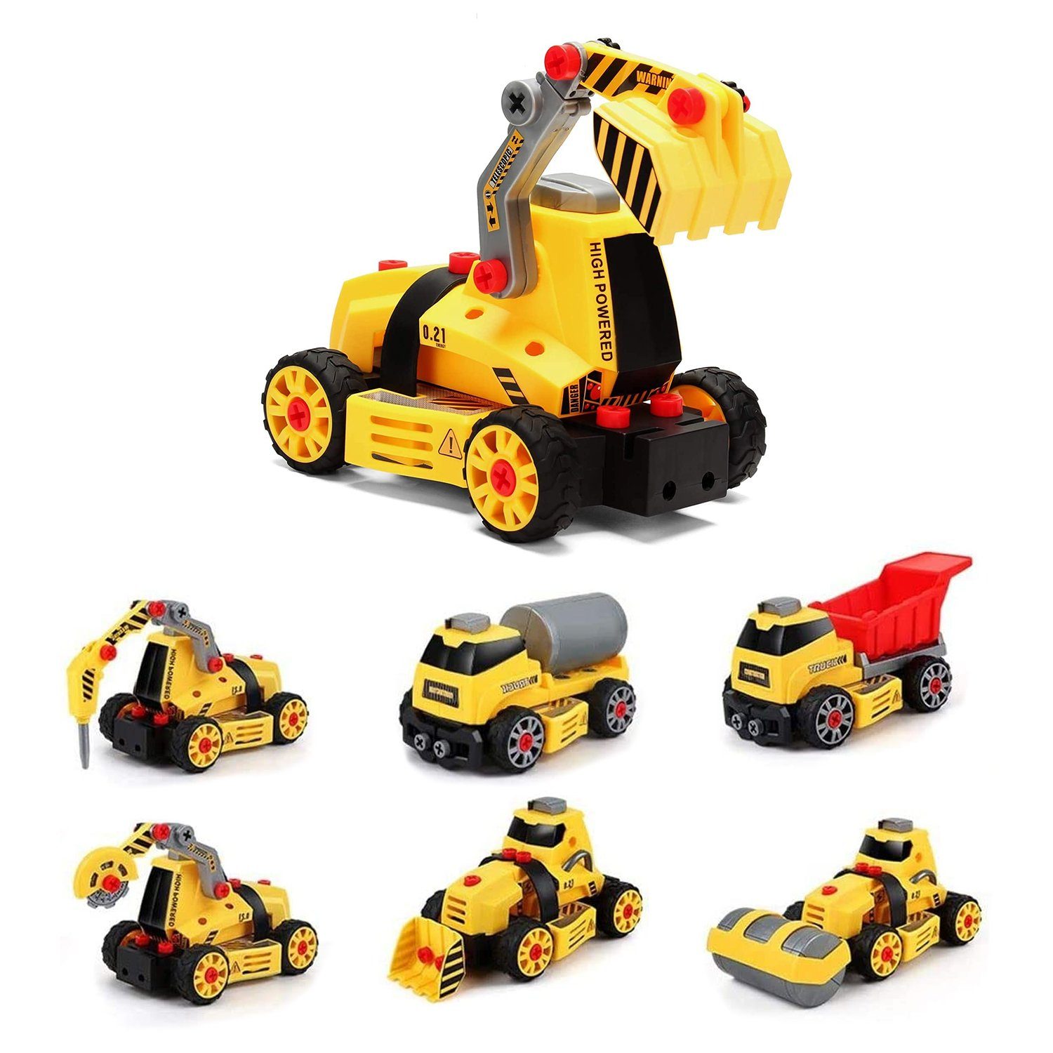 Engineering Bau LKW Bagger Bagger Fahrzeug Auto Spielzeug Kinder Geschenk Neu 