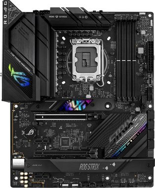 Asus ROG STRIX B760-F GAMING WIFI Mainboard, DDR5 Speicher, PCIe 5.0, WiFi 6E, 3x PCIe 4.0 M.2, Aura Sync